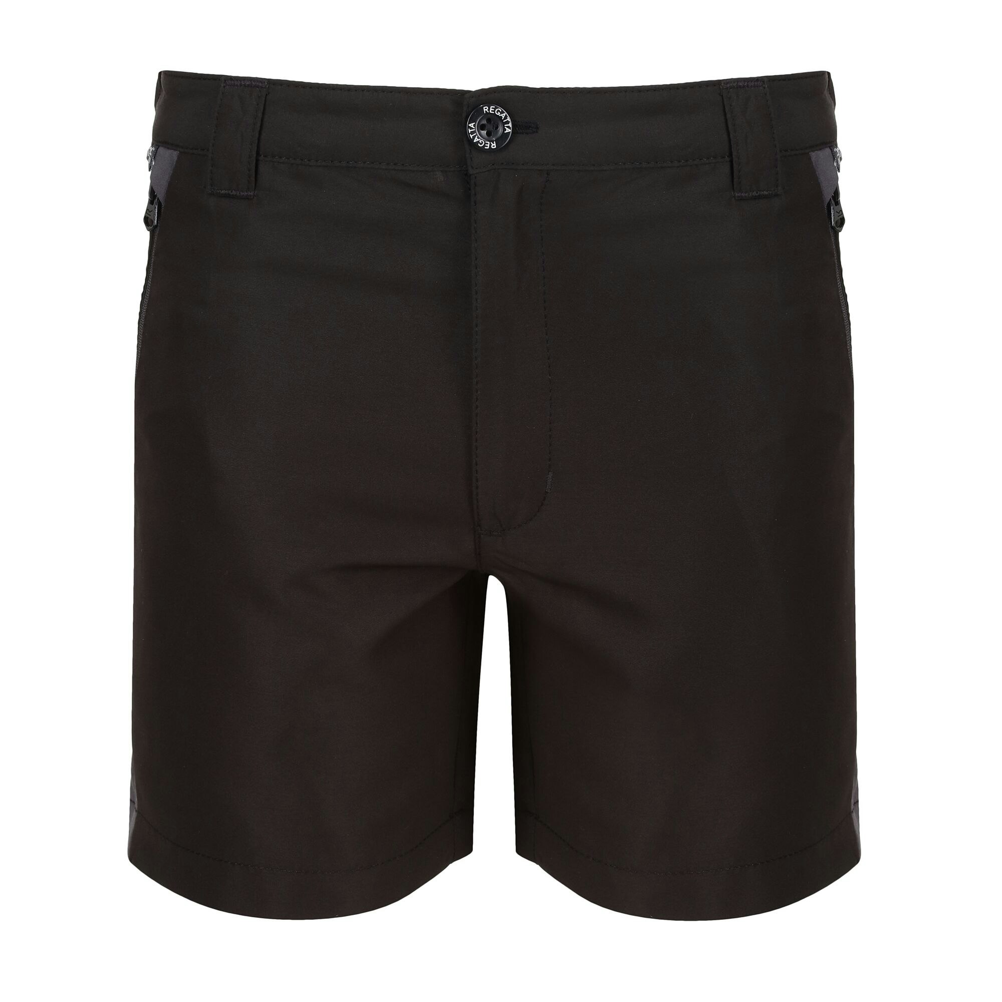 Regatta Black/Grey Childrens/Kids Sorcer Mountain Iii Shorts - /Seal - /Seal - Size 14 Years