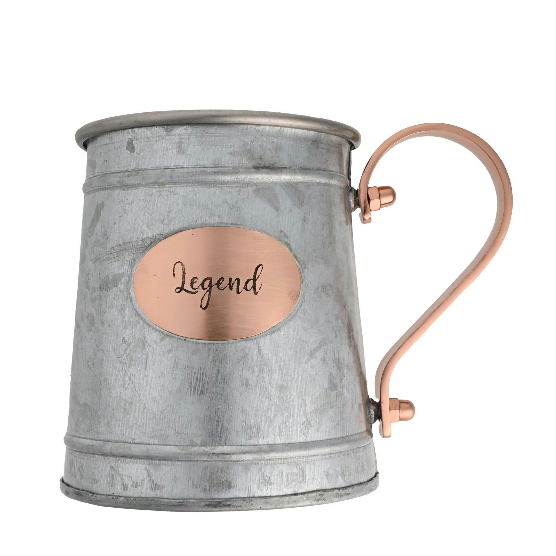 Harvey Makin 'Legend' Moscow Mule Mug - Silver - Metal - 11.5x14x10cm - Image 3