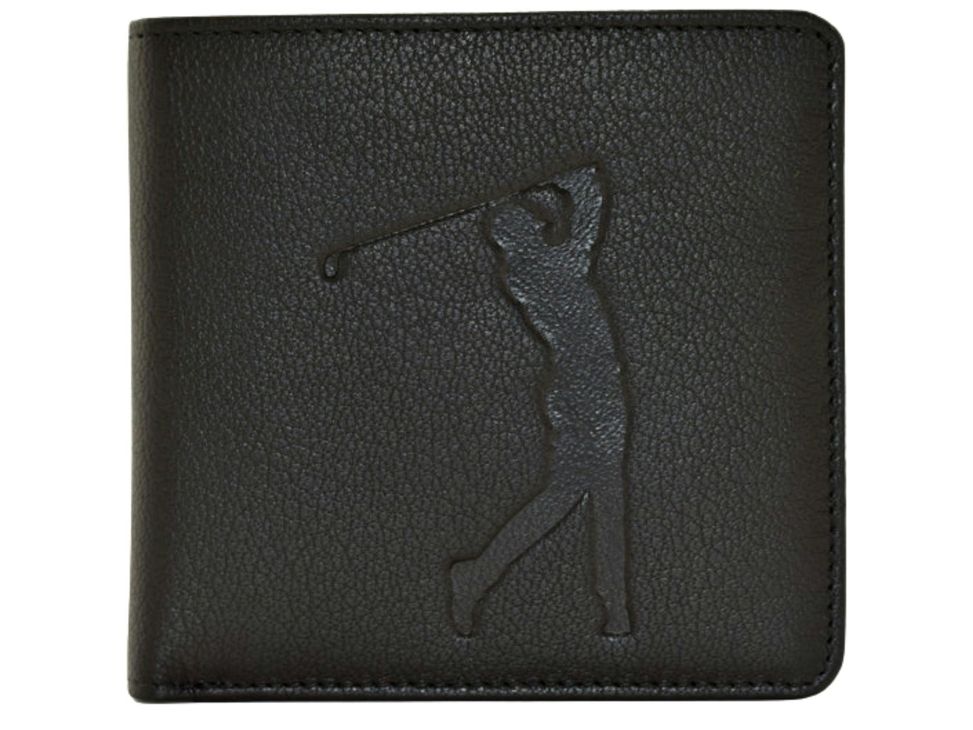 Mala Leather Rfid Slim Leather Wallet – Golf Embossed Design - Golf
