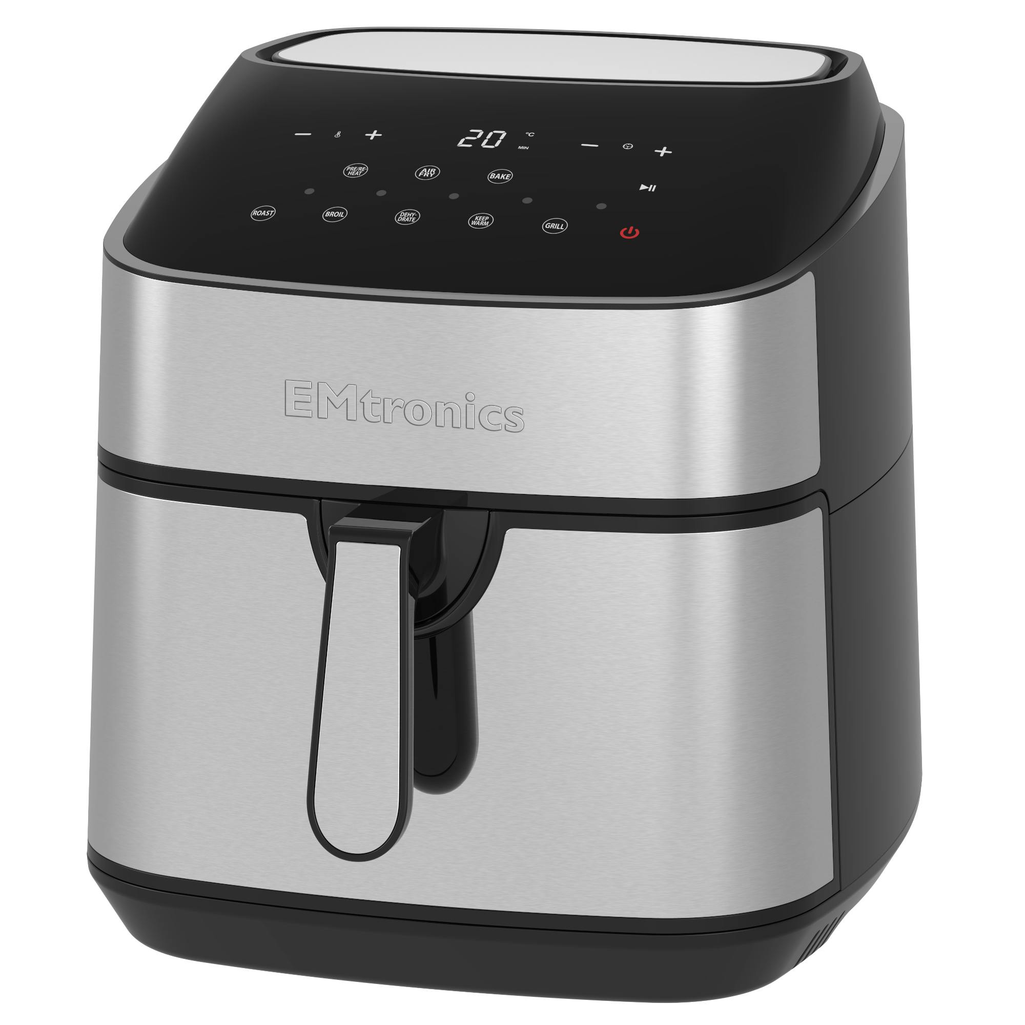 Emtronics Emafsd9s Digital 9L Air Fryer - Stainless Steel