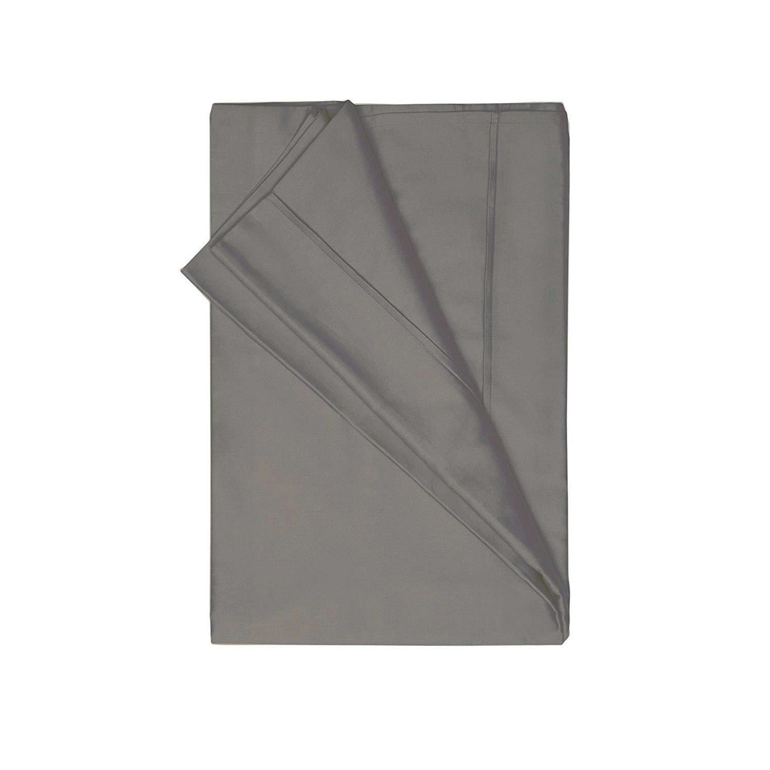 Belledorm 200 Thread Count Egyptian Cotton Flat Sheet - Slate - Slate - Superking - 100% Egyptian Cotton
