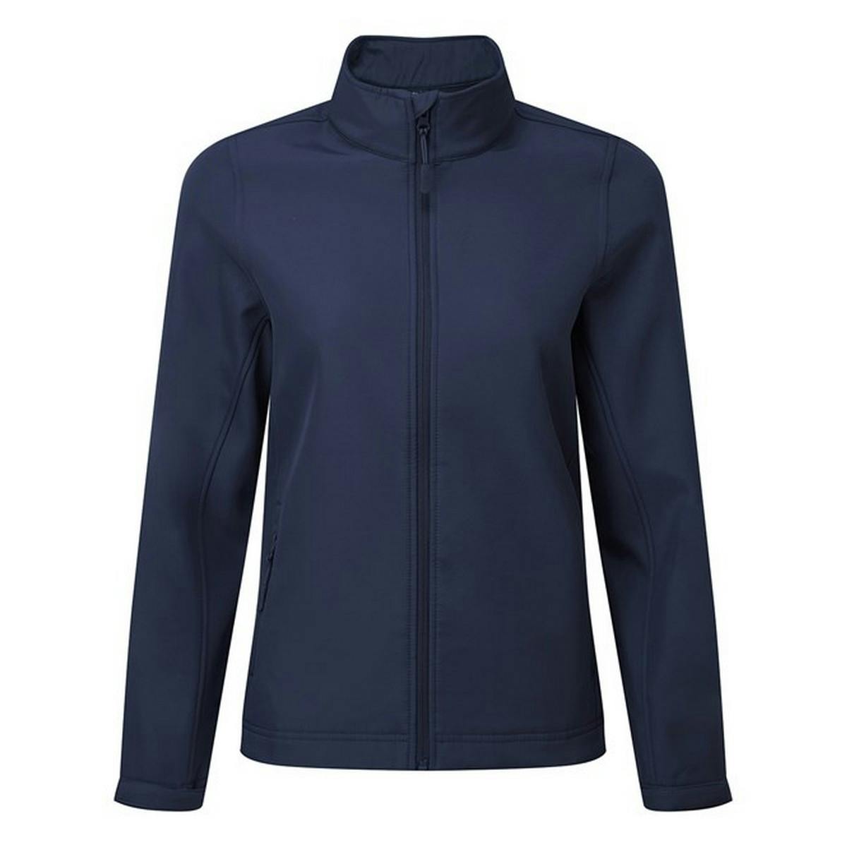 Premier Women's Navy Windchecker Printable Soft Shell Jacket In | Size: Large - Image 3