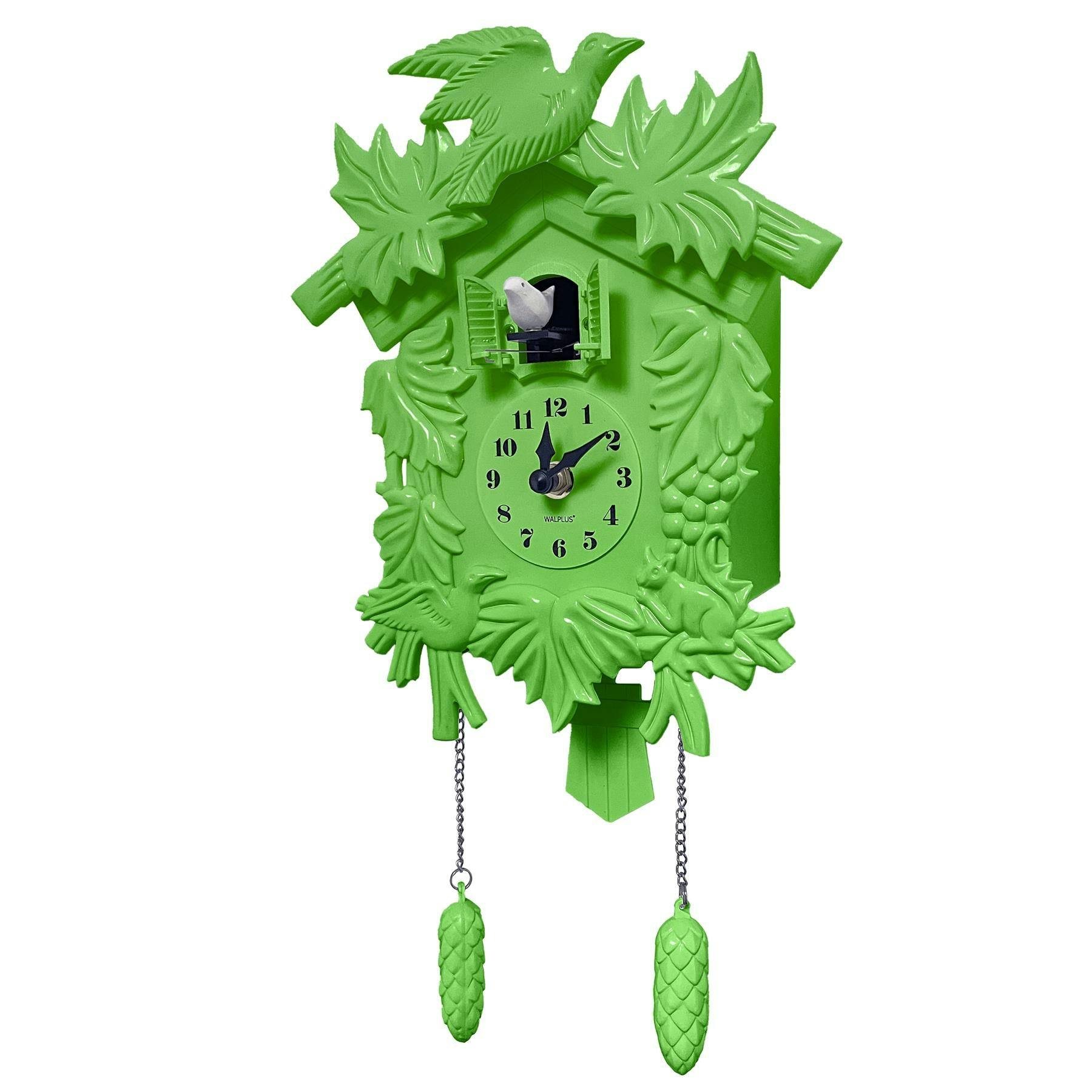 Walplus Green Wc2055 - Vintage Cuckoo Clock