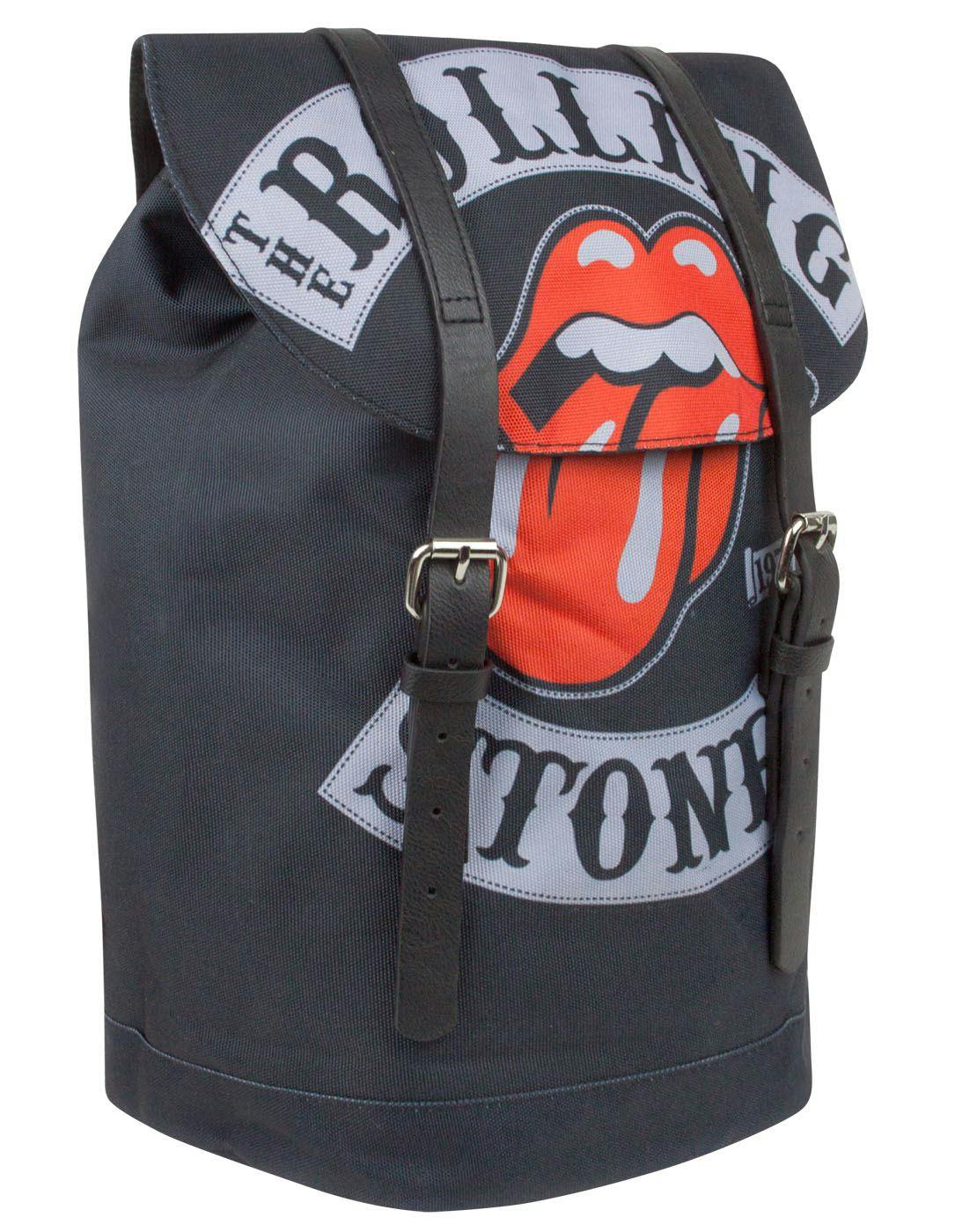 Vanilla Underground Unisex Black Rock Sax The Rolling Stones Backpack (One Size)
