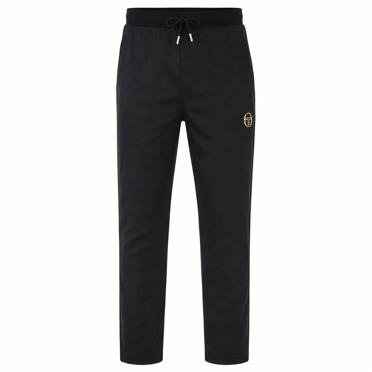 Sergio Tacchini Men's Black/Gold Lurex New Varena Track Joggers - Image 6