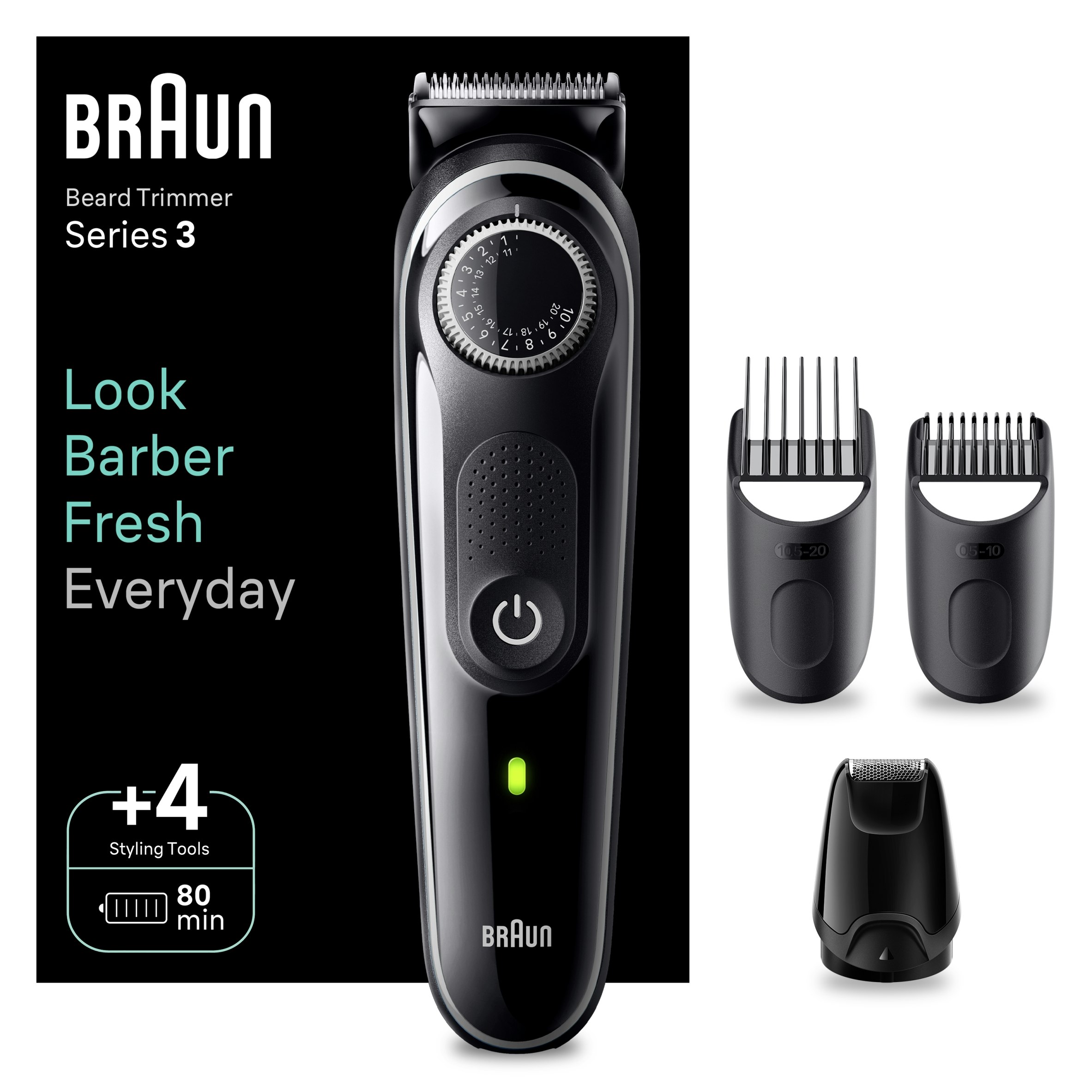 Braun Beard Trimmer Series Bt3430 Size 3