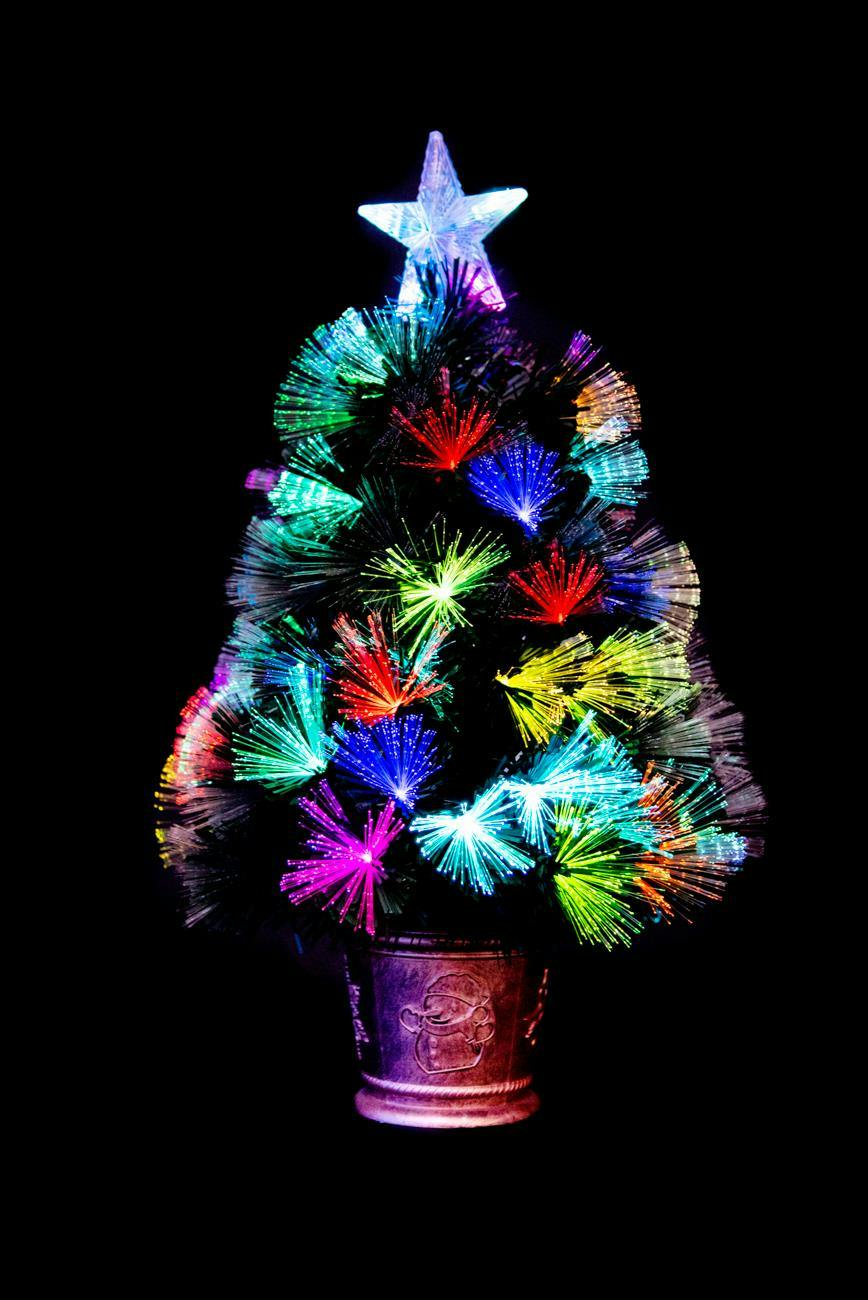 Rackhams Green 2Ft To 6Ft Fibre Optic Pre-Lit Artificial Christmas Tree With Led Lights - 2Ft - 63 - Image 2