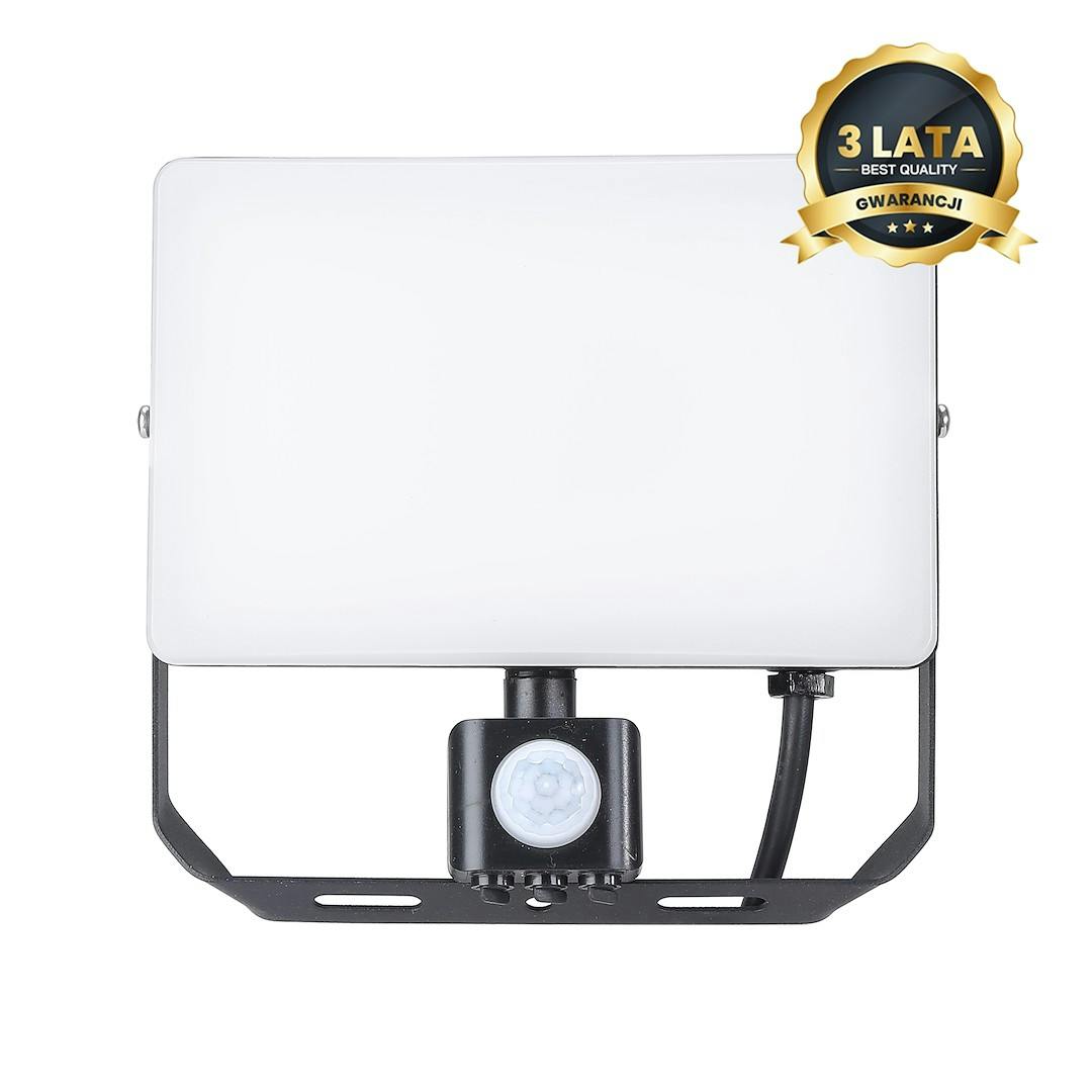 Milagro Black/Light Led Flood 50W Pir 5000Lm 5000K