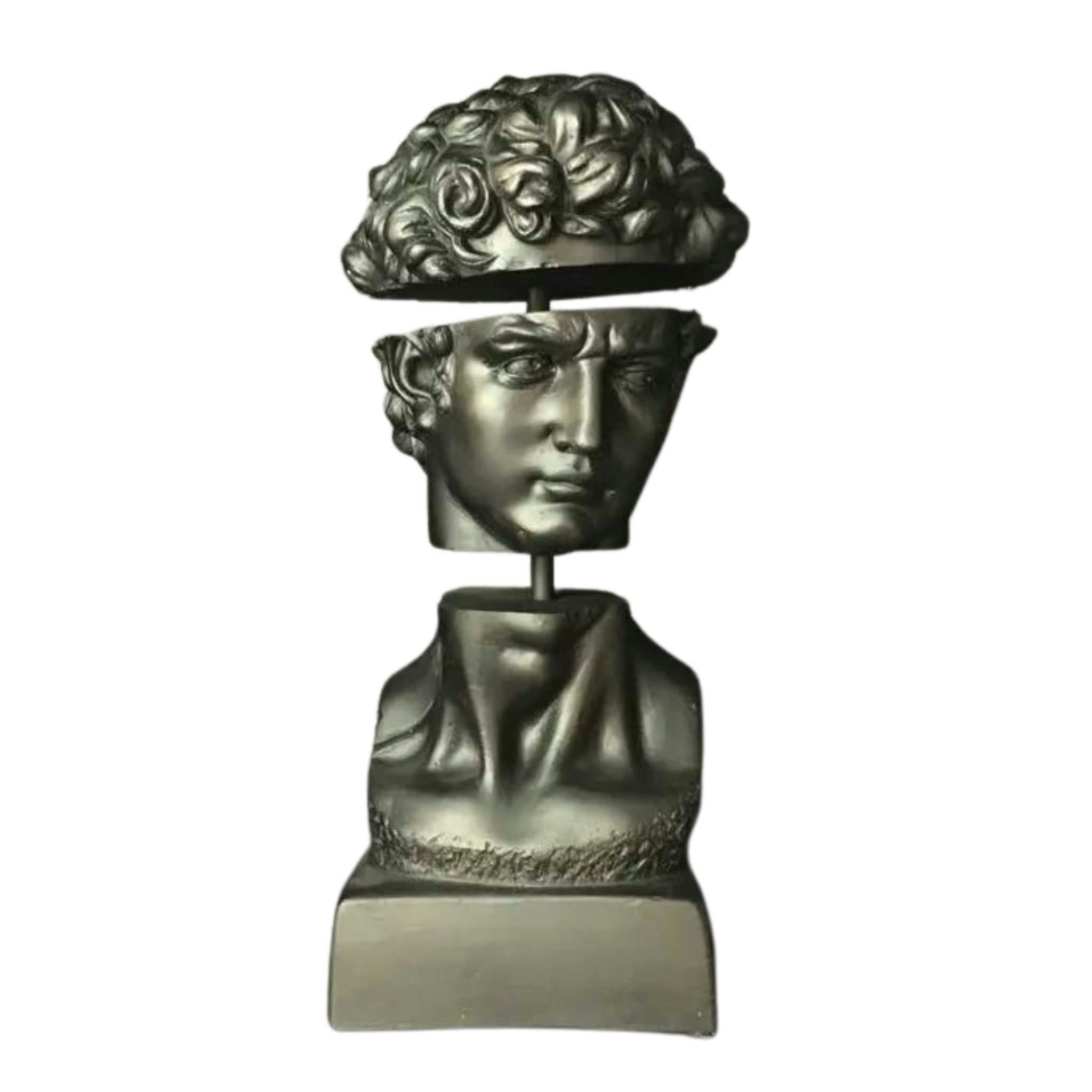 Artchi Three Piece David Design - Plaster - 38 X 15 Cm