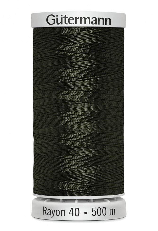 Gutermann No 40 Sulky Rayon Embroidery Thread 500M Rayon Thread Suitable For Embroidery - 1272 - 500 Metres