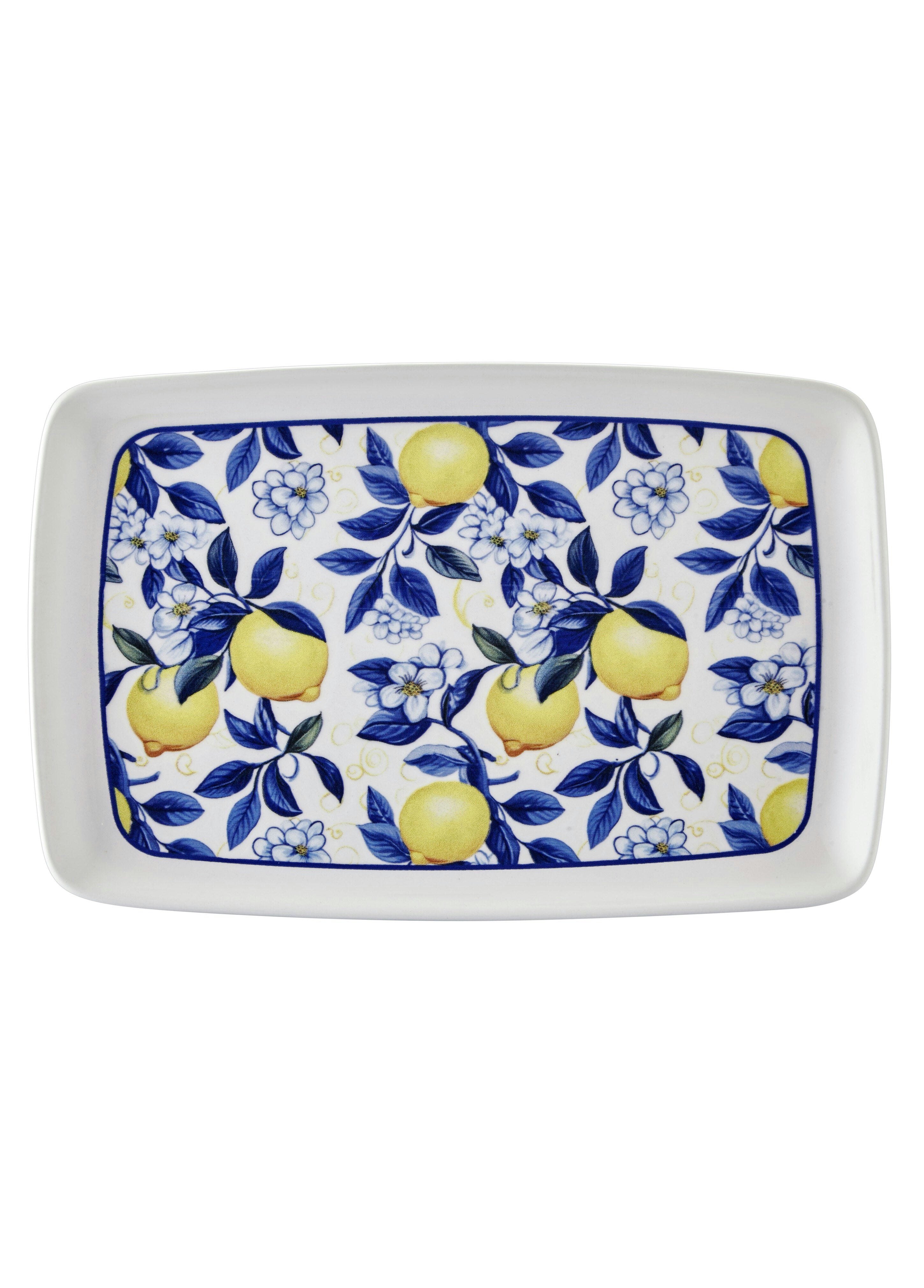 Rozi Odore Di Limone Collection Rectangular Serving Platter – 34 X 25 Cm