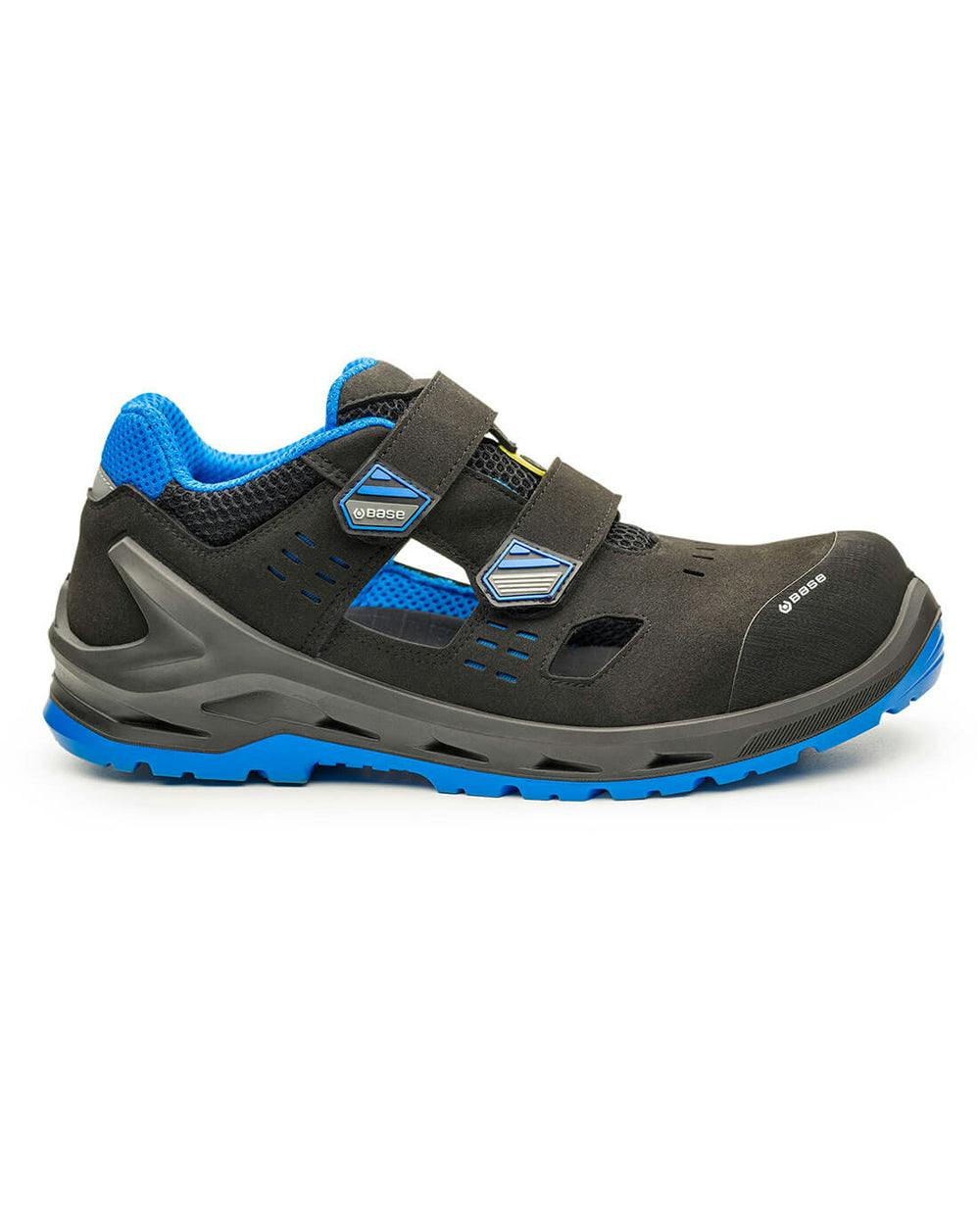 Base Footwear Men's Black/Blue I-Bit Sandal S1p Esd Src - 41