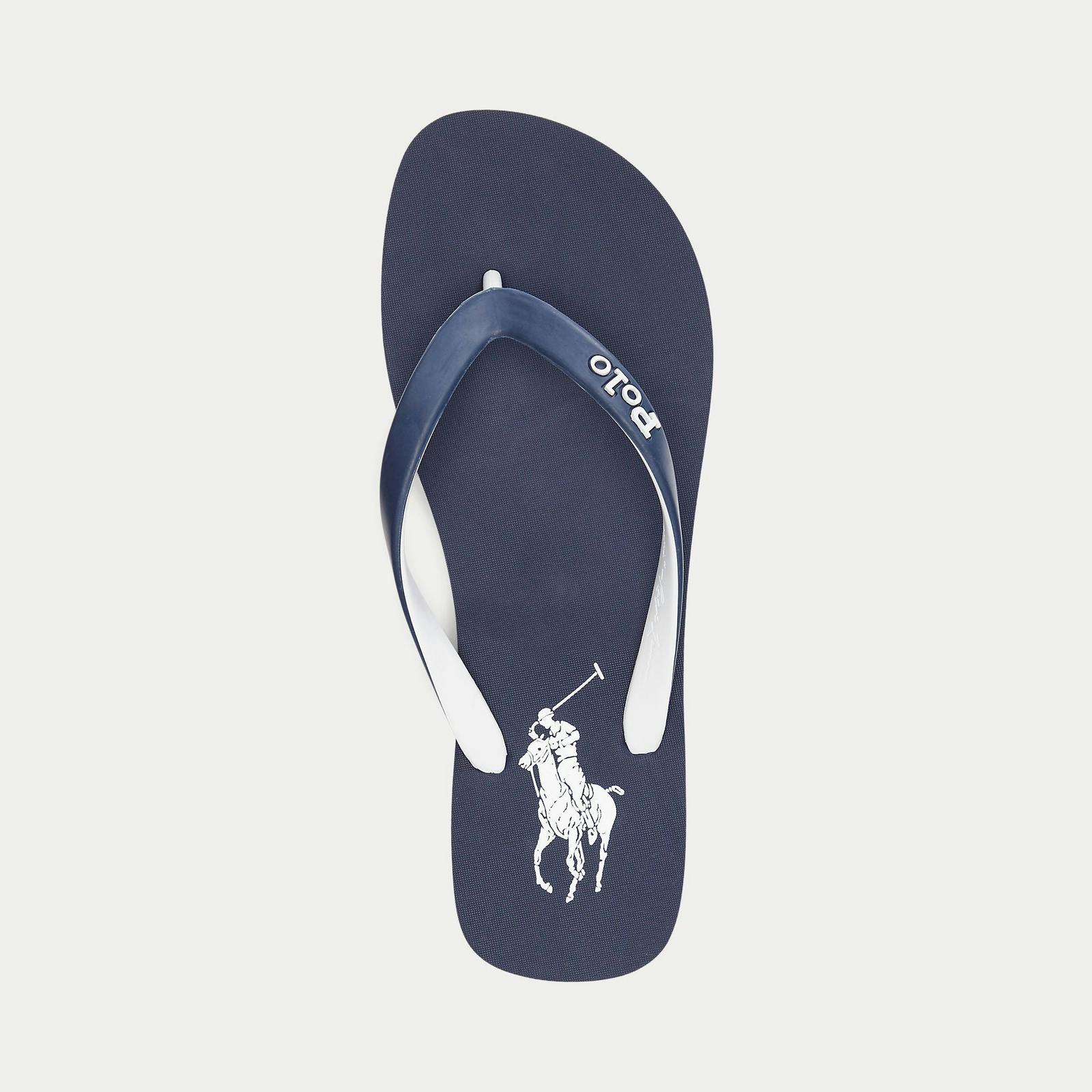 Polo Ralph Lauren Men's Blue Bolt Flip-Flops In - Uk 7