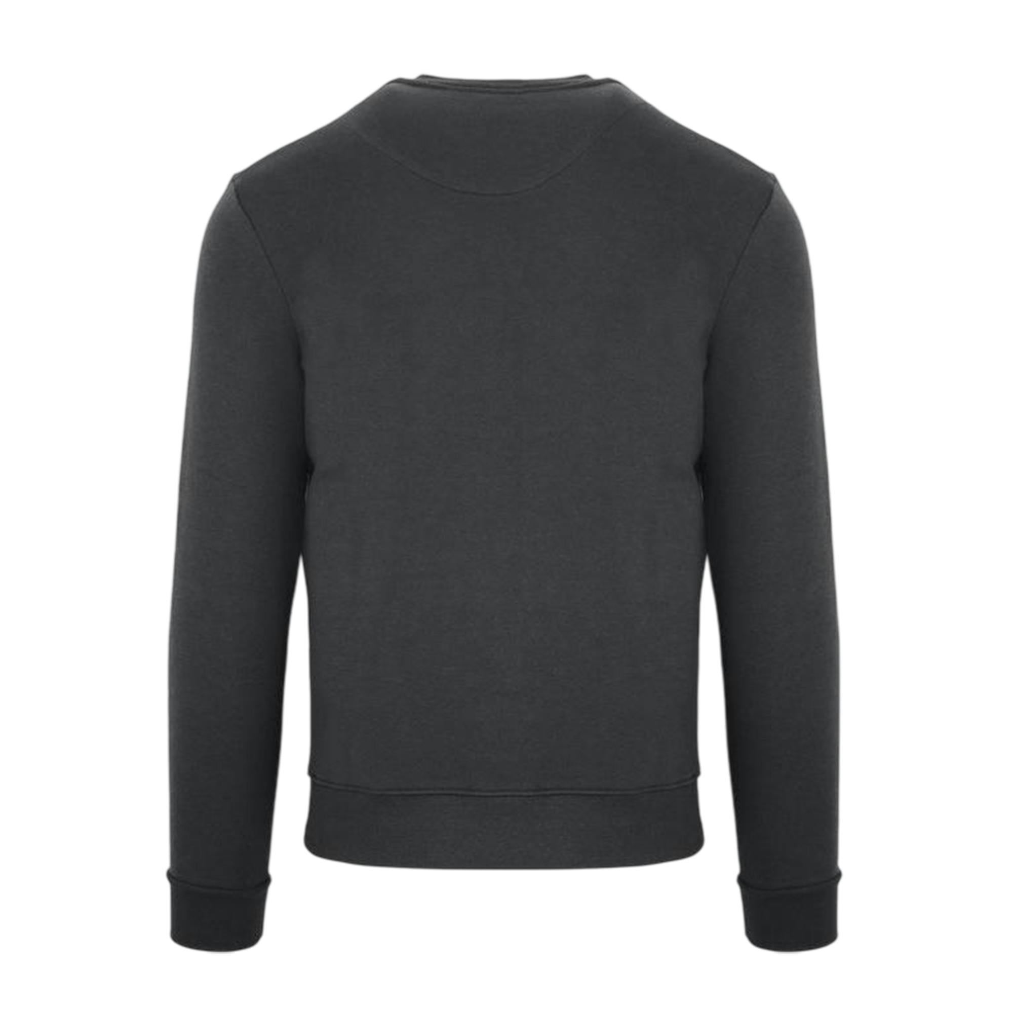 Aquascutum Men's Lettering Crew Neck Sweatshirt - Antracite - Xxl - Antracite - 100% Cotton