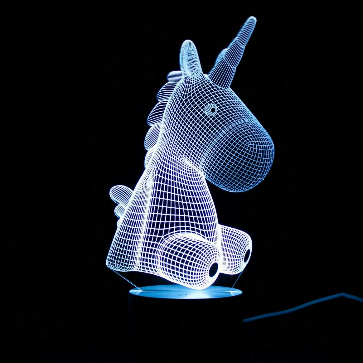 Nova Unicorn 3D Lamp