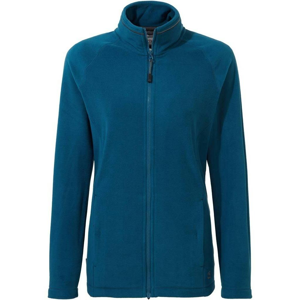 Craghoppers Women's Blue Expert Miska 200 Microfleece Jacket - Poseidon - 16 Uk - Poseidon - 100% Recycled Polyester