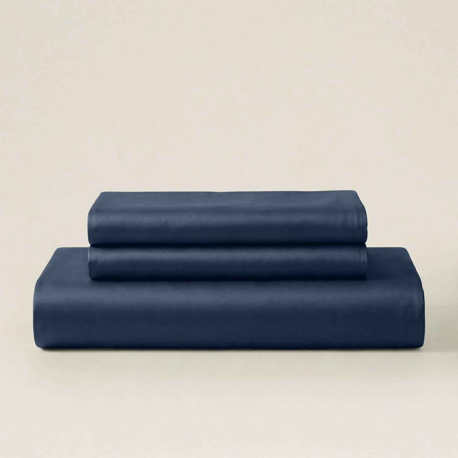 Bedable Sateen Duvet Cover Set - Navy - S.king - Standard