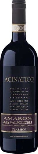 Various Wine Red Accordini Amarone Classico Docg Organic 2019 75Cl - Pack Of 6