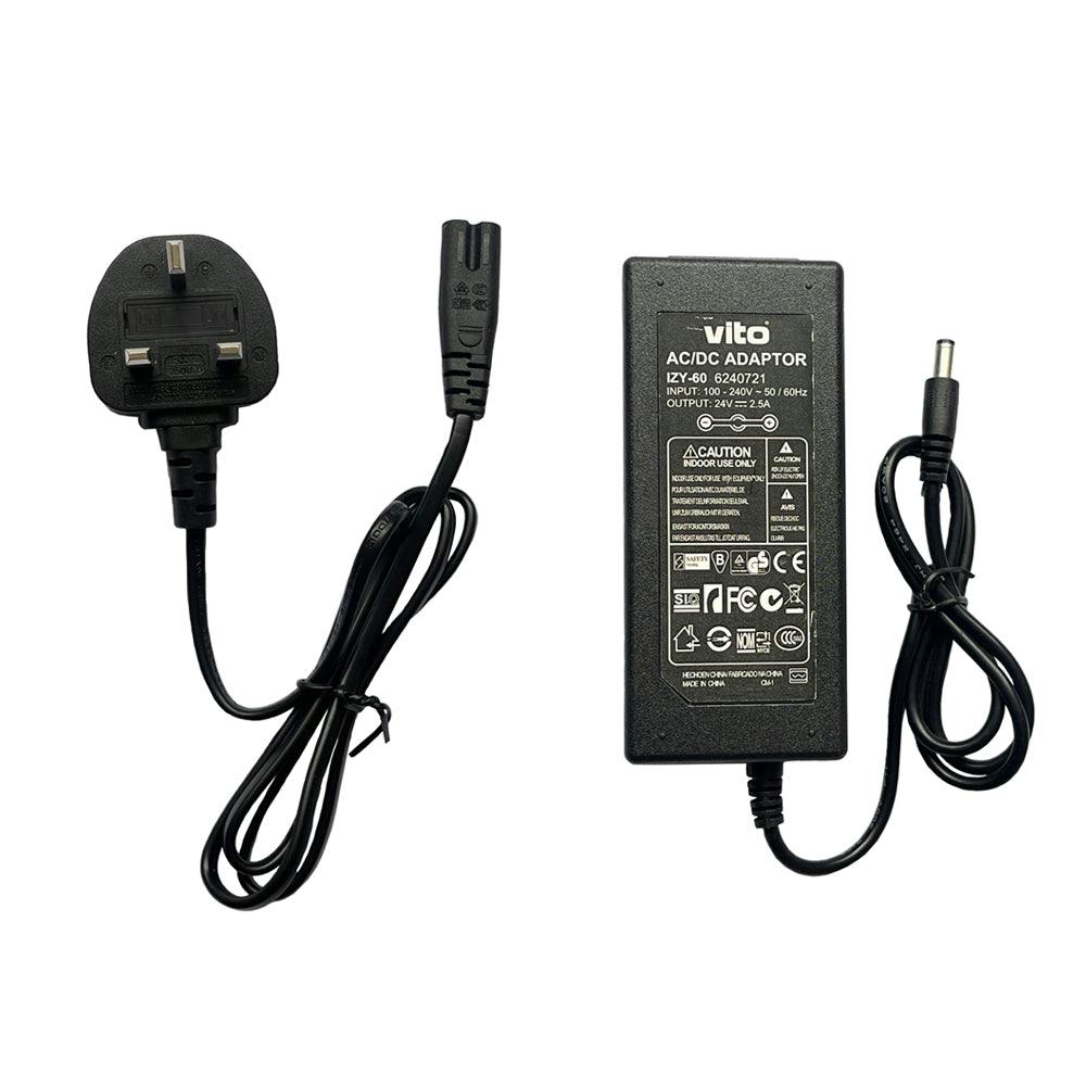 Ener-J 24V 3A Adapter, Max 72W, Uk Fused Plug