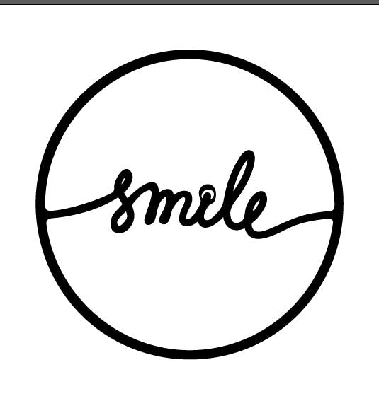 Decortie Black Modern Metal Wall Art Smile Theme Home Ornament Decorative Minimalist Design Hanging Wall Sculpture, - Metal