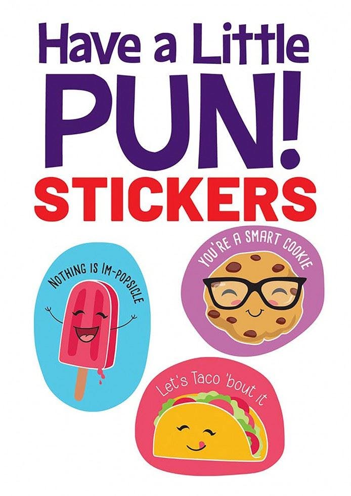 Search Press Have A Little Pun! 20 Stickers - Jessica Mazurkiewicz - Dover Stickers