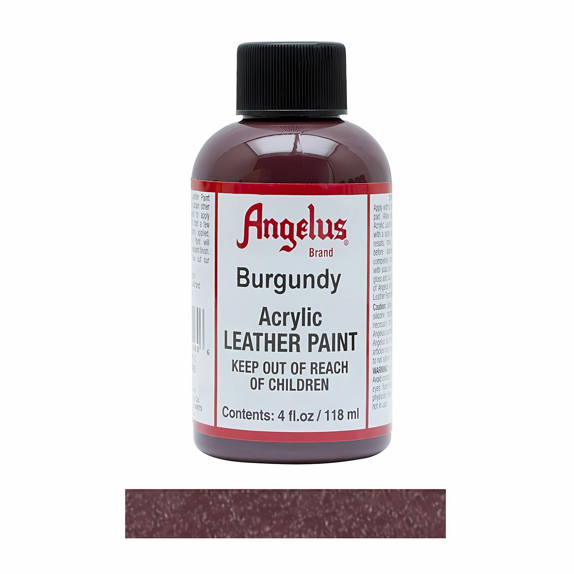 Rackhams Burgundy Leather Paint For Sneaker Customs And Shoes 4Oz