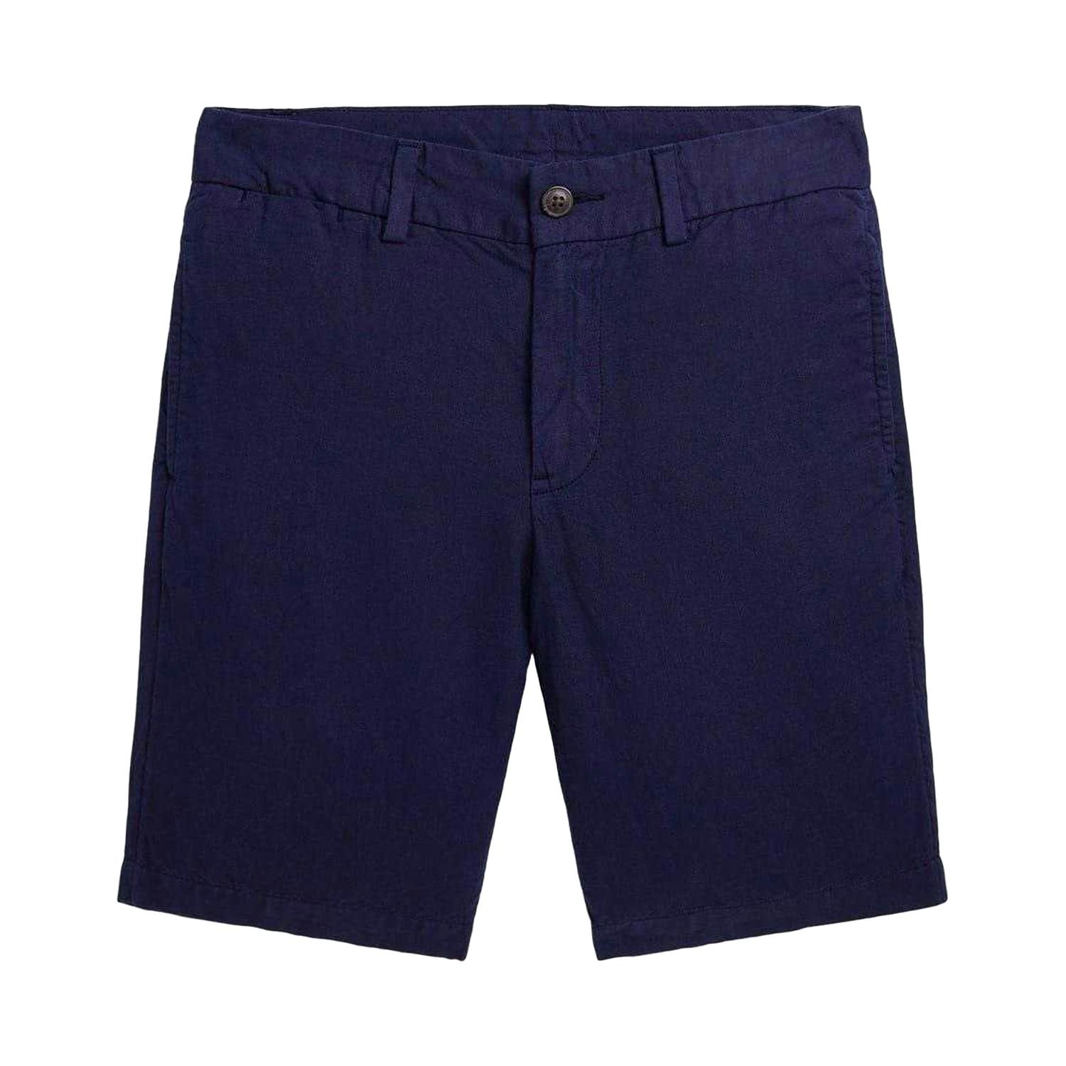 Ralph Lauren Kids Chino Shorts - Navy - 10 Years - Navy - 100% Mixed
