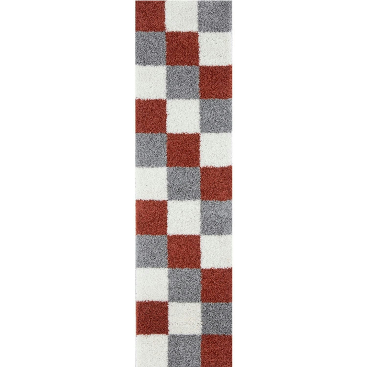 Rackhams Myshaggy Geometric Terra Rug - 80X300 Cm