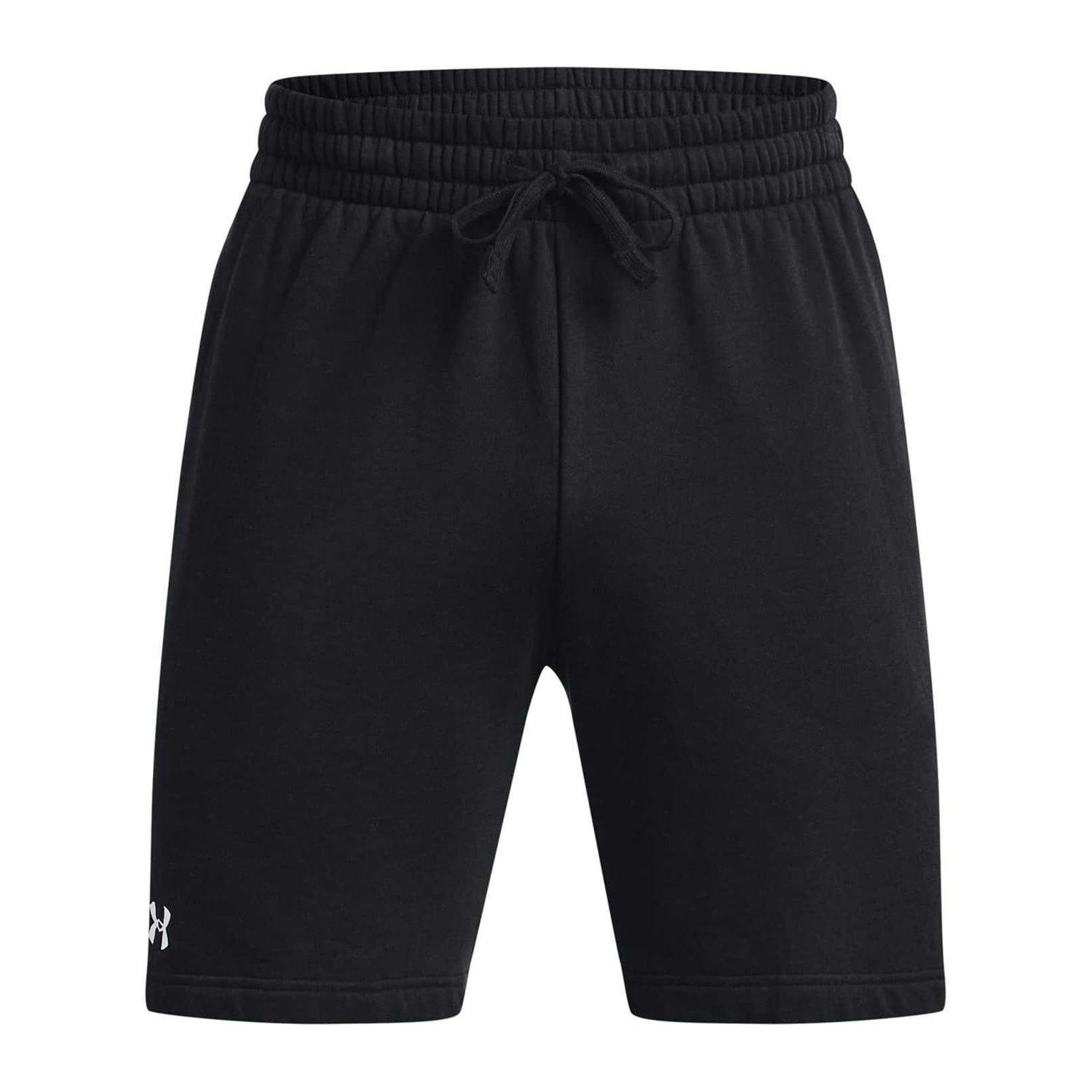 Under Armour Men's Black Rival Cotton Blend Shorts - Xxl - 80% Cotton/20% Polyester