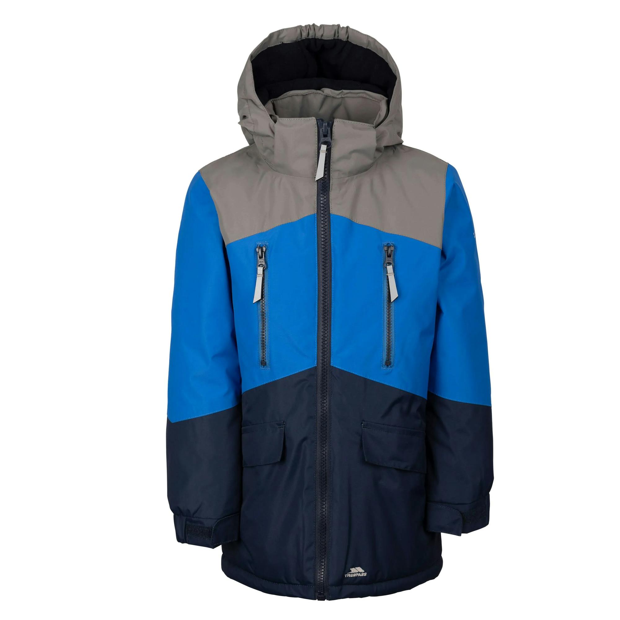 Trespass Blue Childrens/Kids Westere Waterproof Jacket - Navy - 3-4 Years - Navy - 100% Polyester
