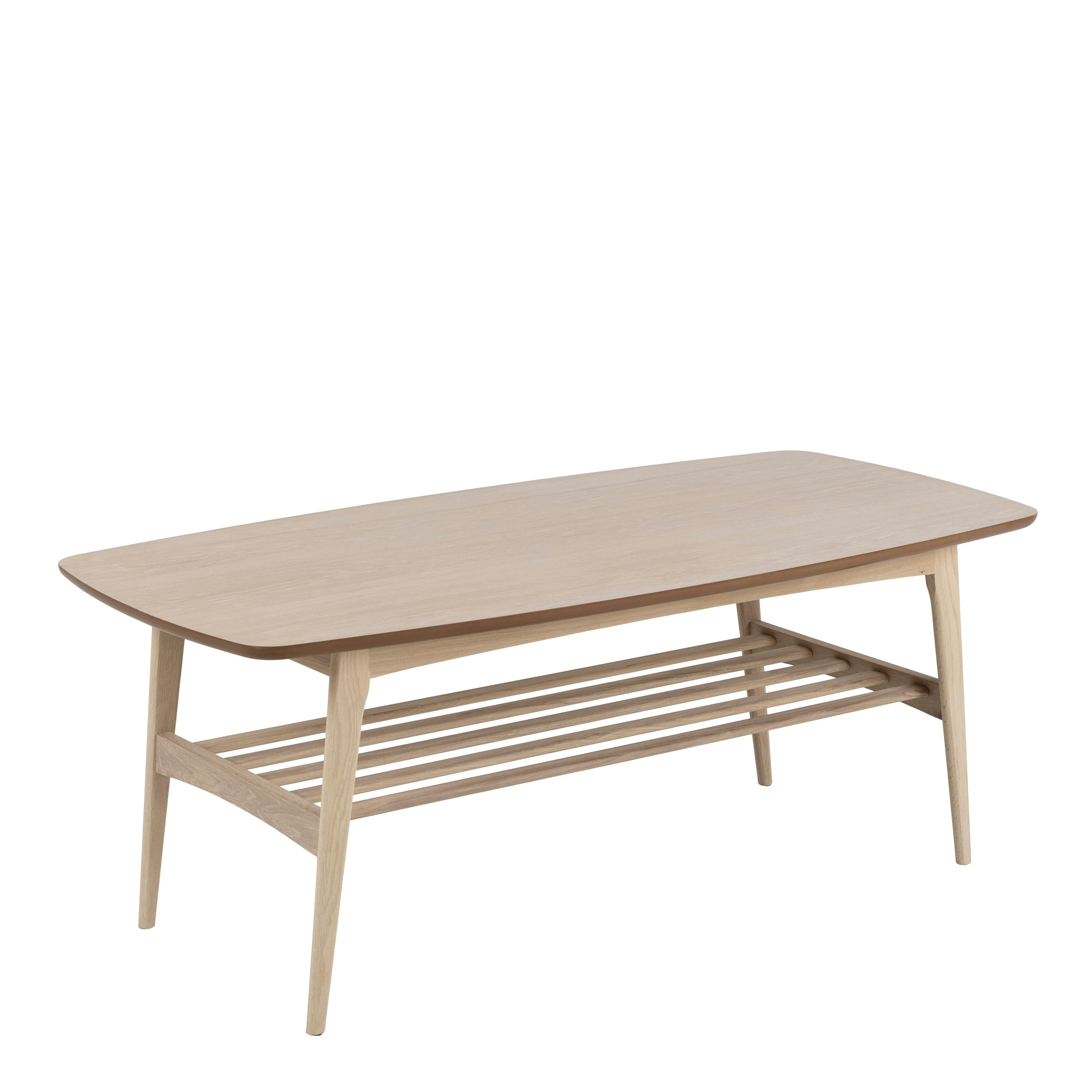 Rackhams Brown Woodstock Coffee Table In Oak - 1 - Natural