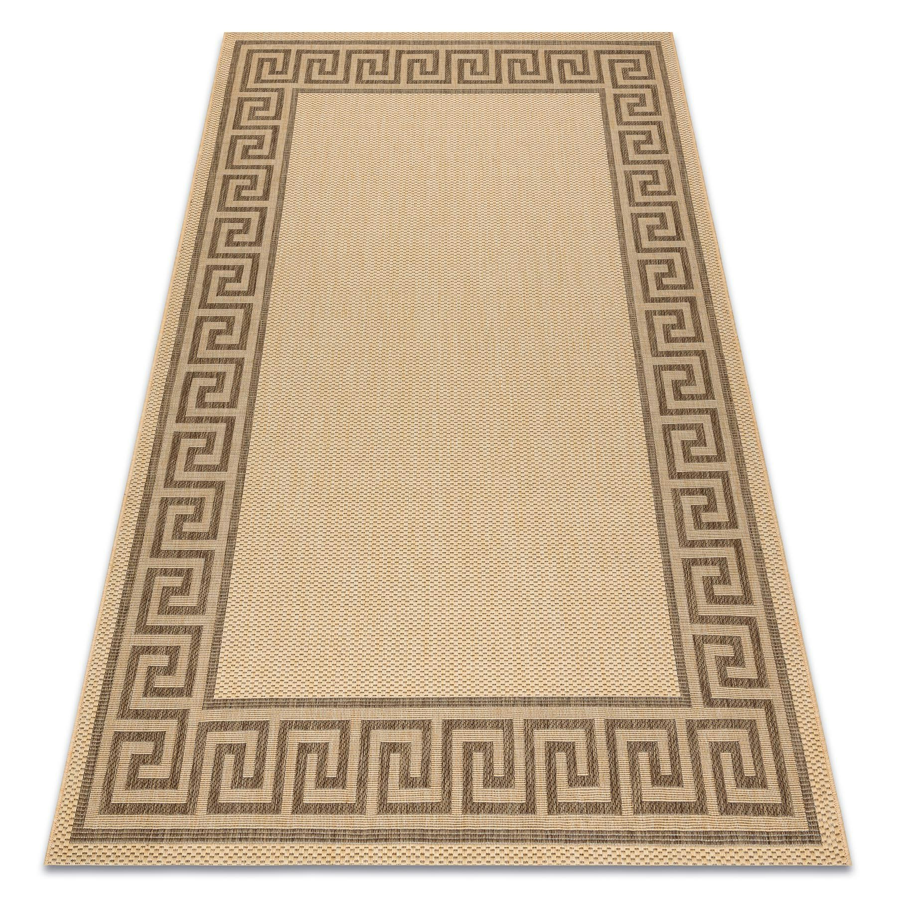 Rugsx Beige Floorlux Rug - Polypropylene - 80Cm X 150Cm