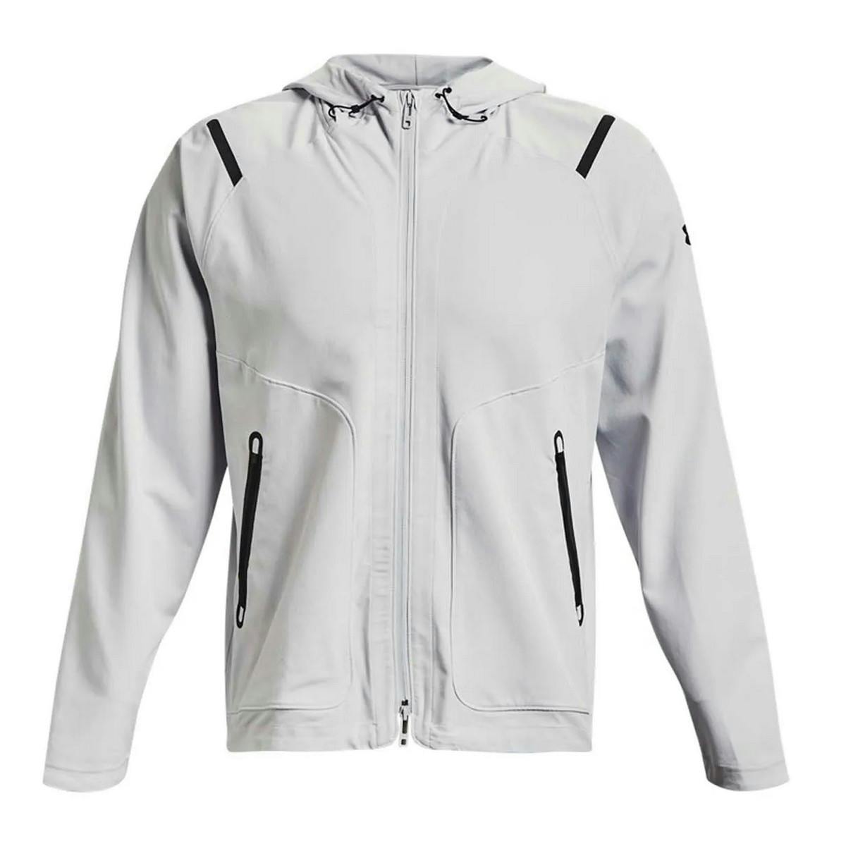 Under Armour Men's Grey Unstoppable Jacket - Xxl - 90% Polyester/10% Elastane