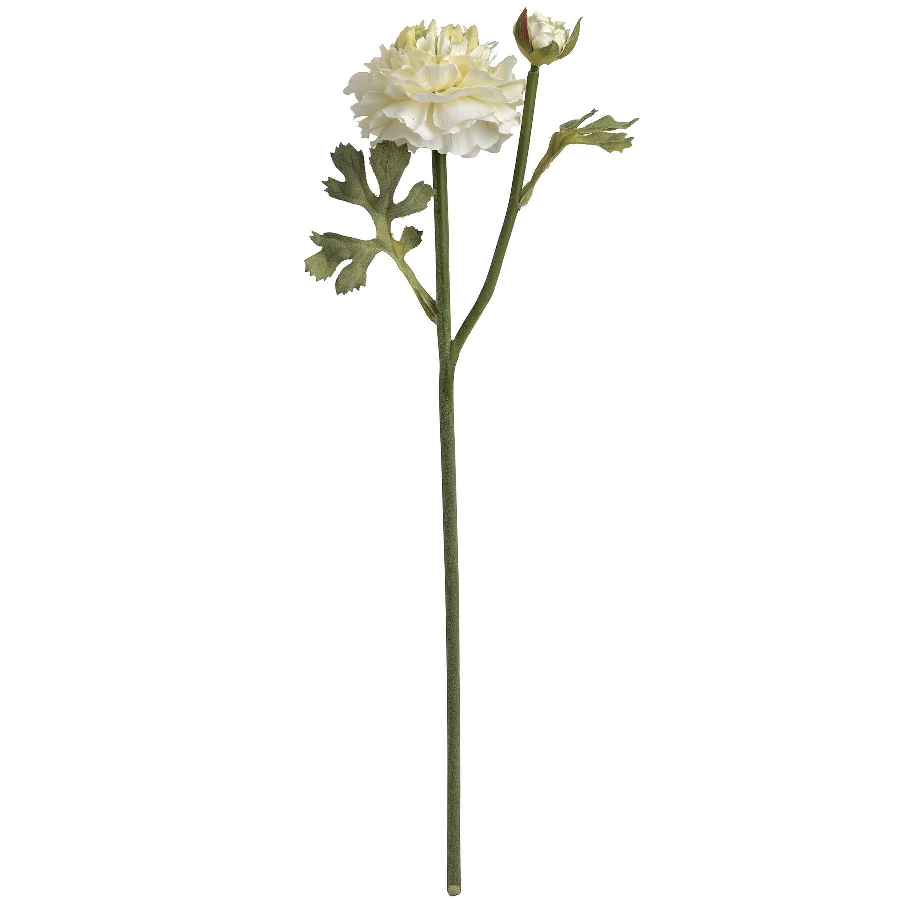 Hill Interiors Green Artificial Ranunculus Spray - One Size