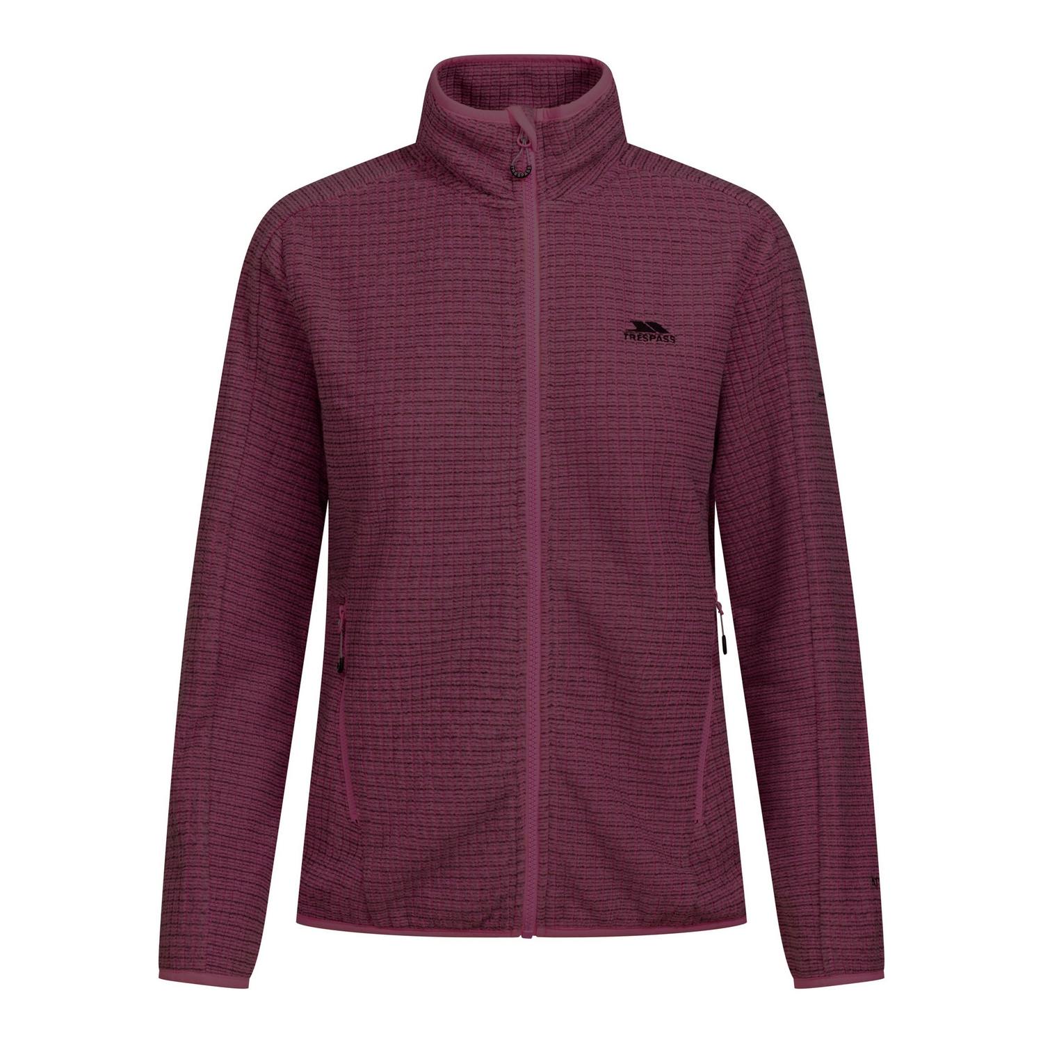 Trespass Women's Celia Fleece Jacket - Shiraz - Xl - Shiraz - 100% Polyester