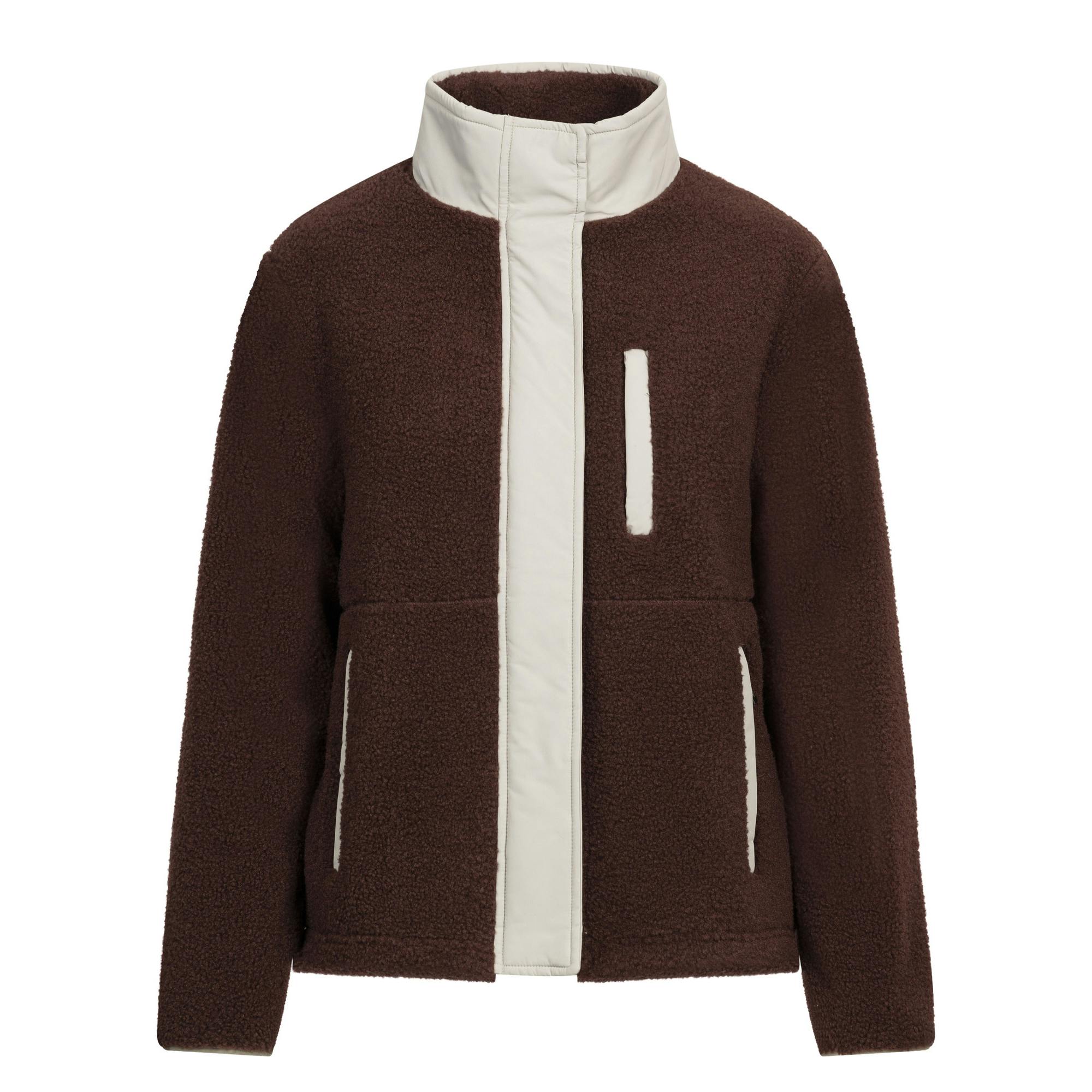 Trespass Women's Yuill Fleece Jacket - Mocha - Xxs - Mocha - 100% Polyester
