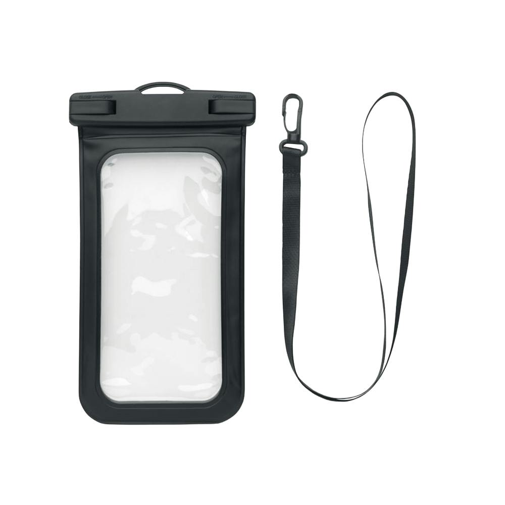 Midocean Black Smag Waterproof Phone Pouch - One Size - 100% Mixed