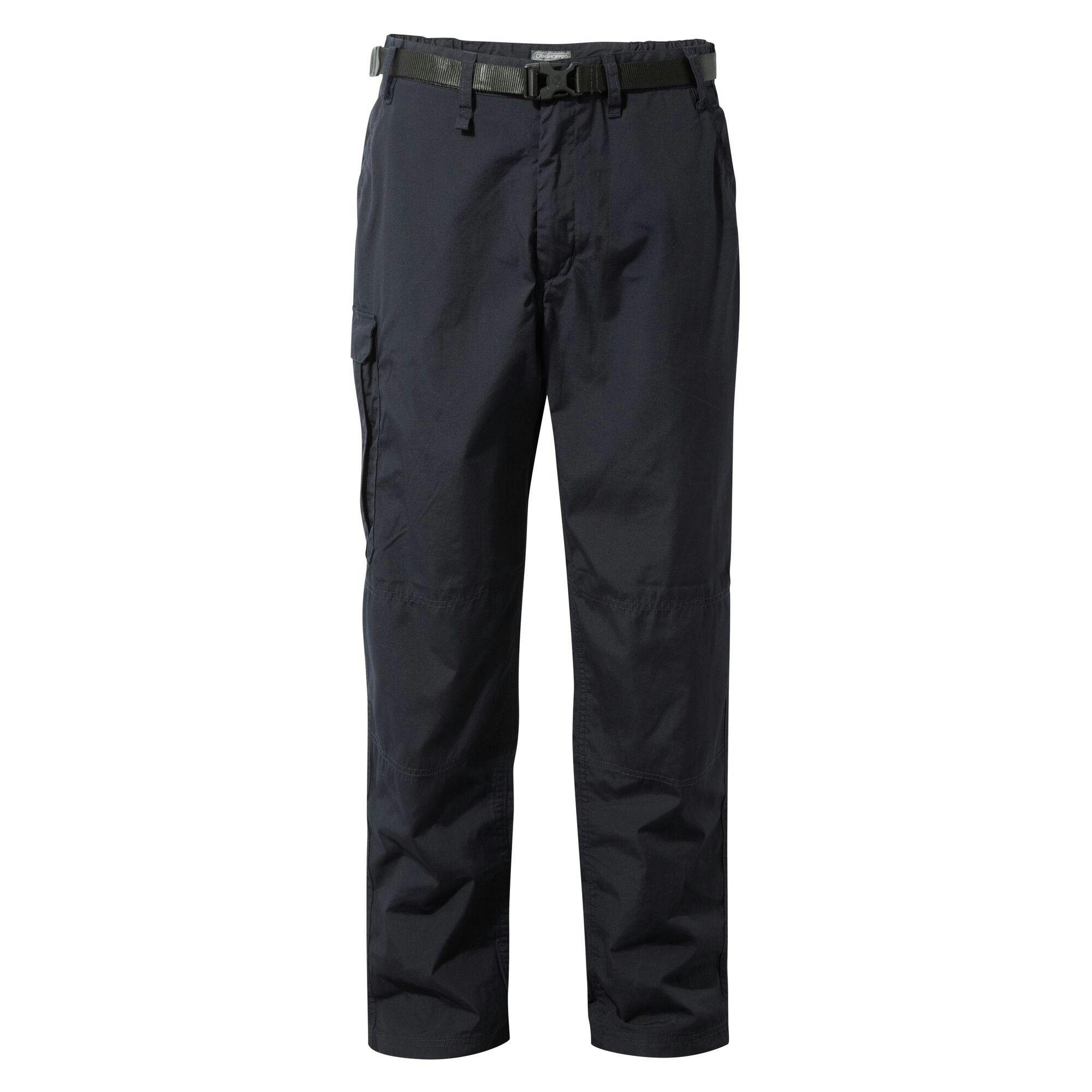 Craghoppers Men's Dark Kiwi Classic Trousers - Navy - 26S - Navy - 65% Polyester/35% Cotton