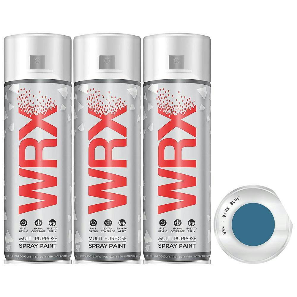 WRX Spray Paint 400 ml - Dark Blue 324 - Ral 5017 - Image 5