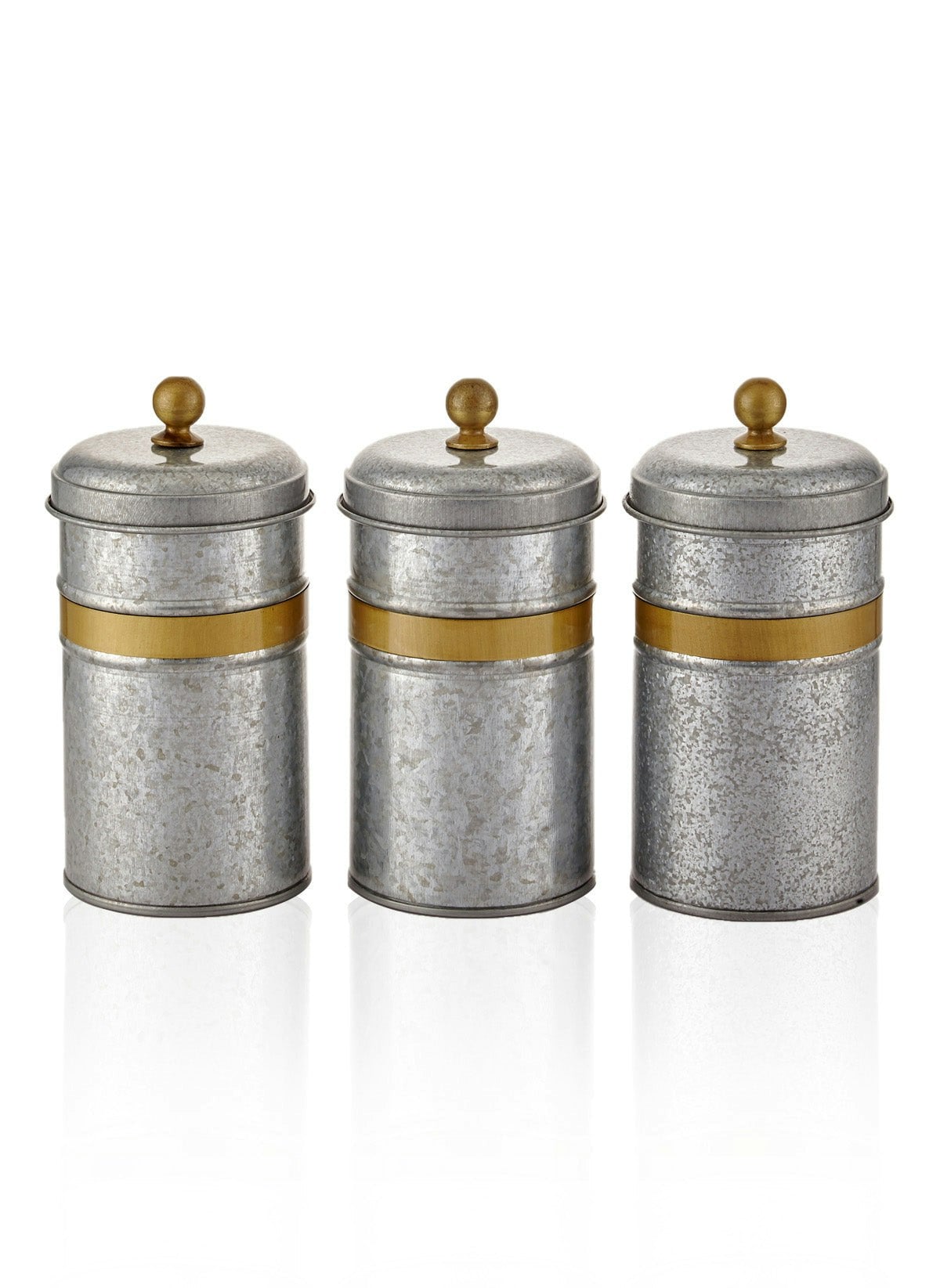 Rozi Galvin Collection Coffee, Tea, And Sugar Canister Set - 22 Cm (H)