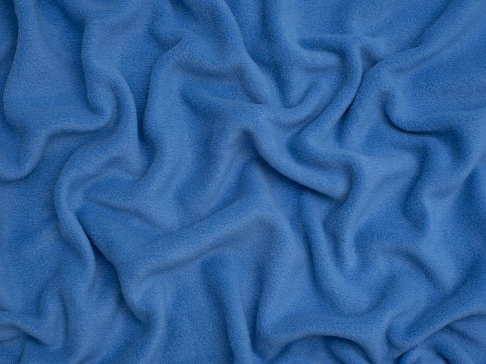 Minerva Blue Core Range Polar Fleece Fabric - Plain Design Dressmaking Fabric, 150 Cm / 60" Wide - Per Metre - Mid