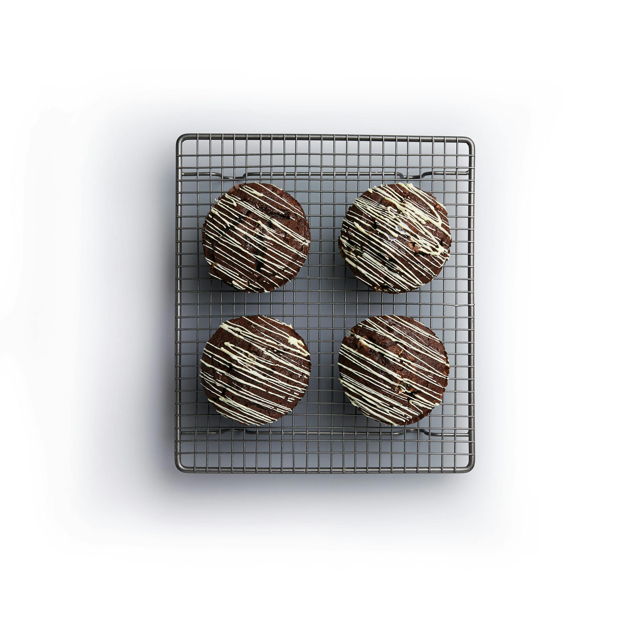 Rackhams Silver Non-Stick 23Cm X 26Cm Cooling Tray - Steel - Cooling Rack
