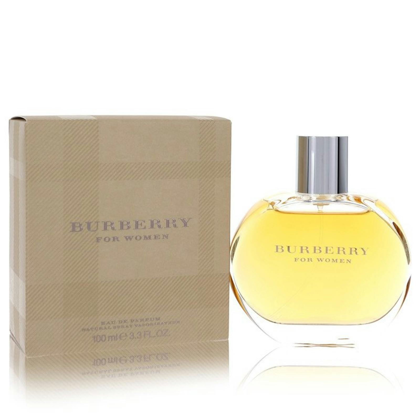 Burberry Women's Green/Peach For Eau De Parfum 100 Ml - 100 Ml
