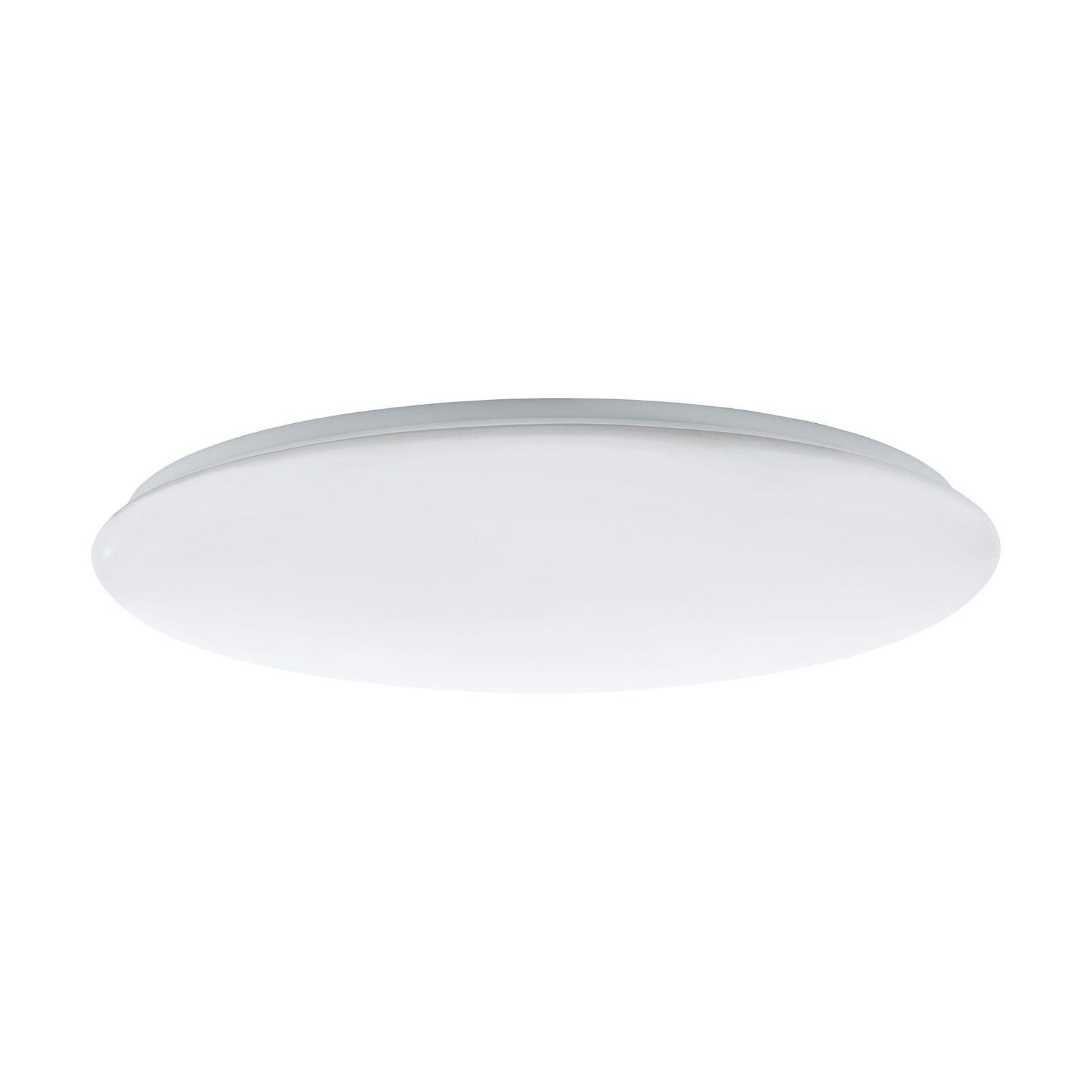 Loops Light/White Flush Ceiling Colour Shade Plastic Bulb Led 60W Included