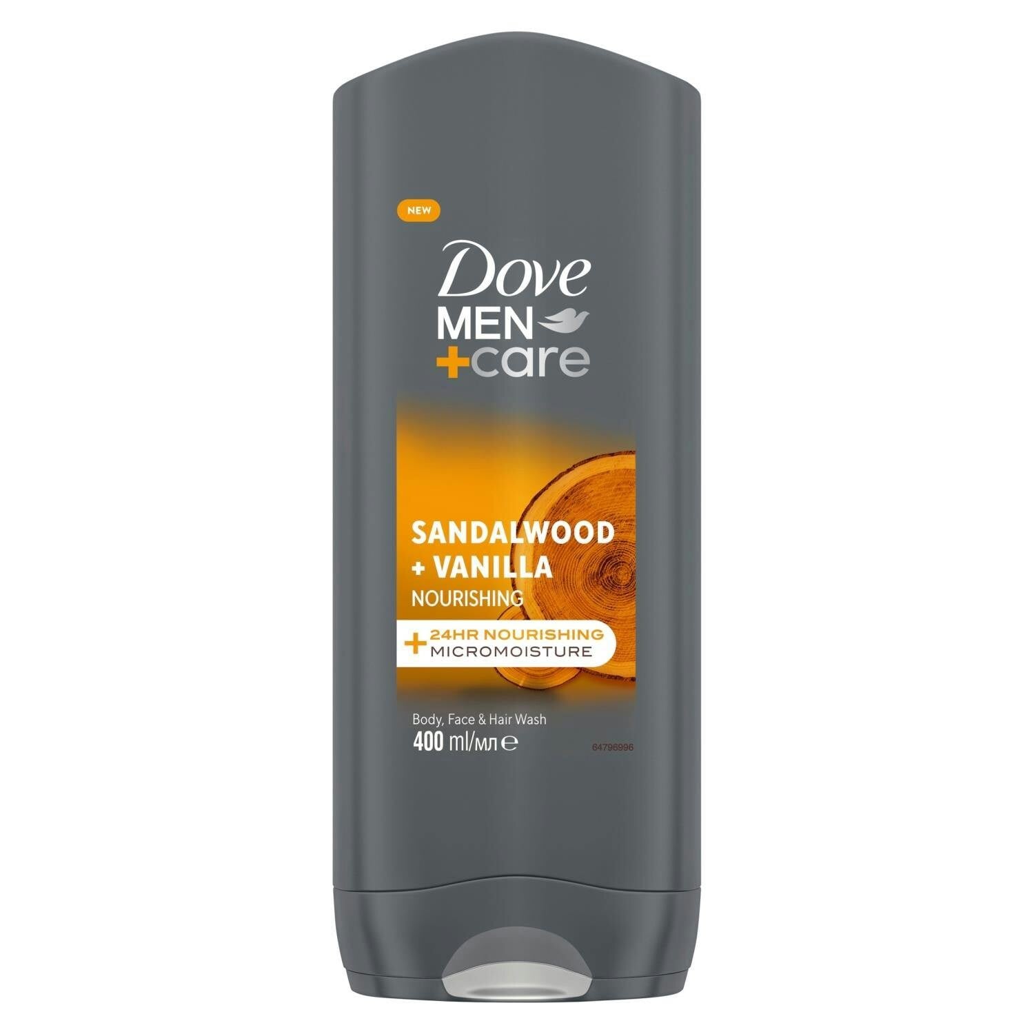 Dove Men+Care Men's Dove +Care Sensitive 3-In-1 Hair, Face And Body Wash 12X400ml