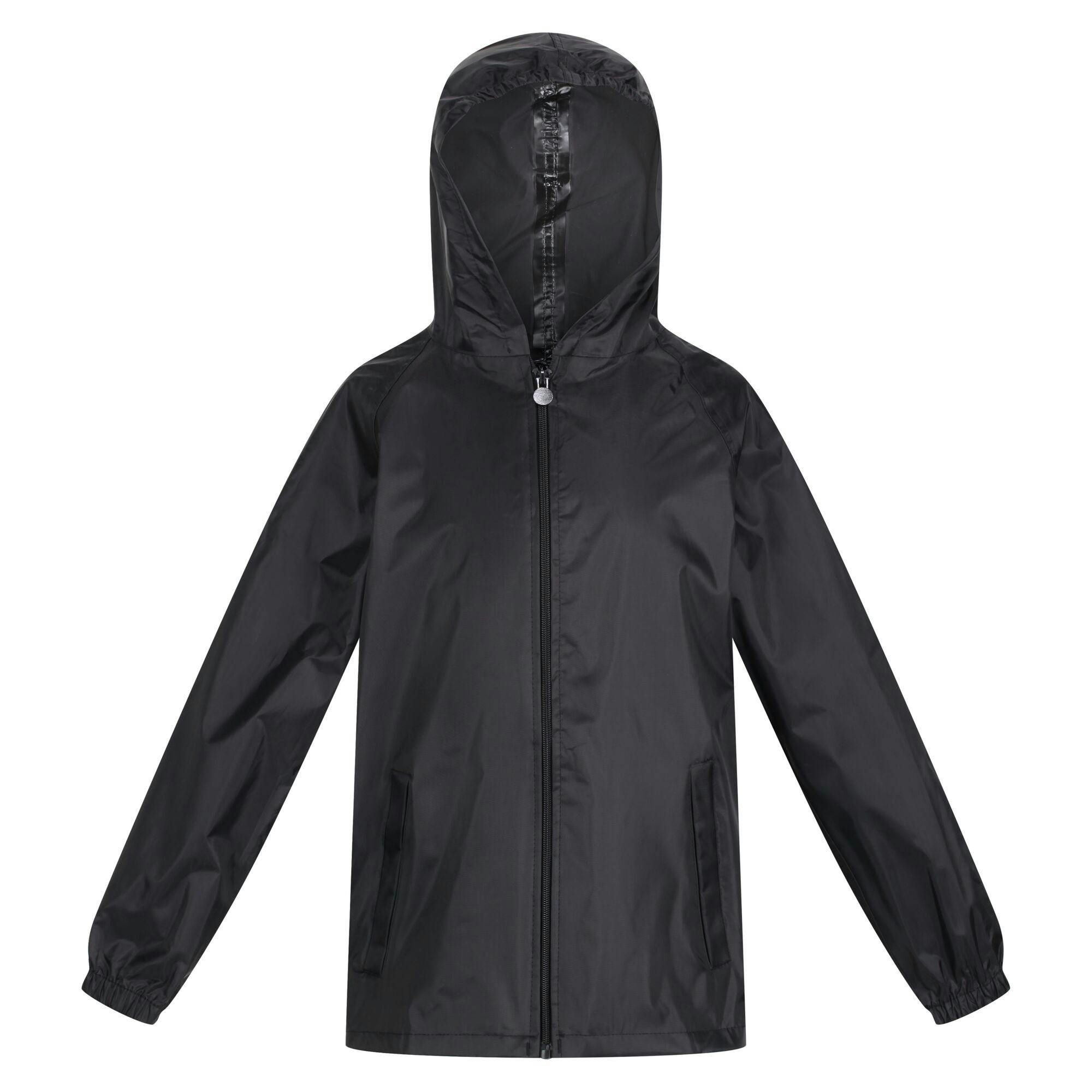 Regatta Black Kids Pro Stormbreak Waterproof Jacket - 7-8 Years - 100% Polyester