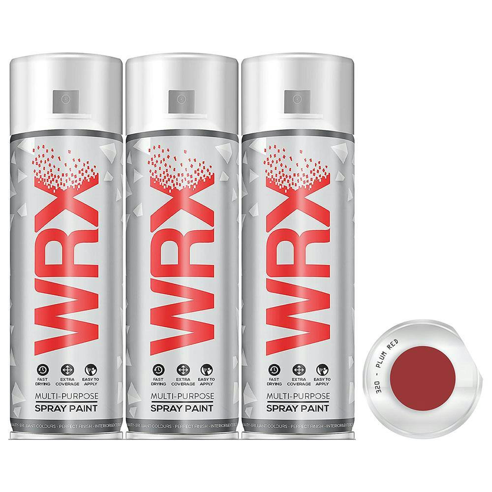 Wrx Red 6X Flat Plum Spray Paint 400Ml - Image 4