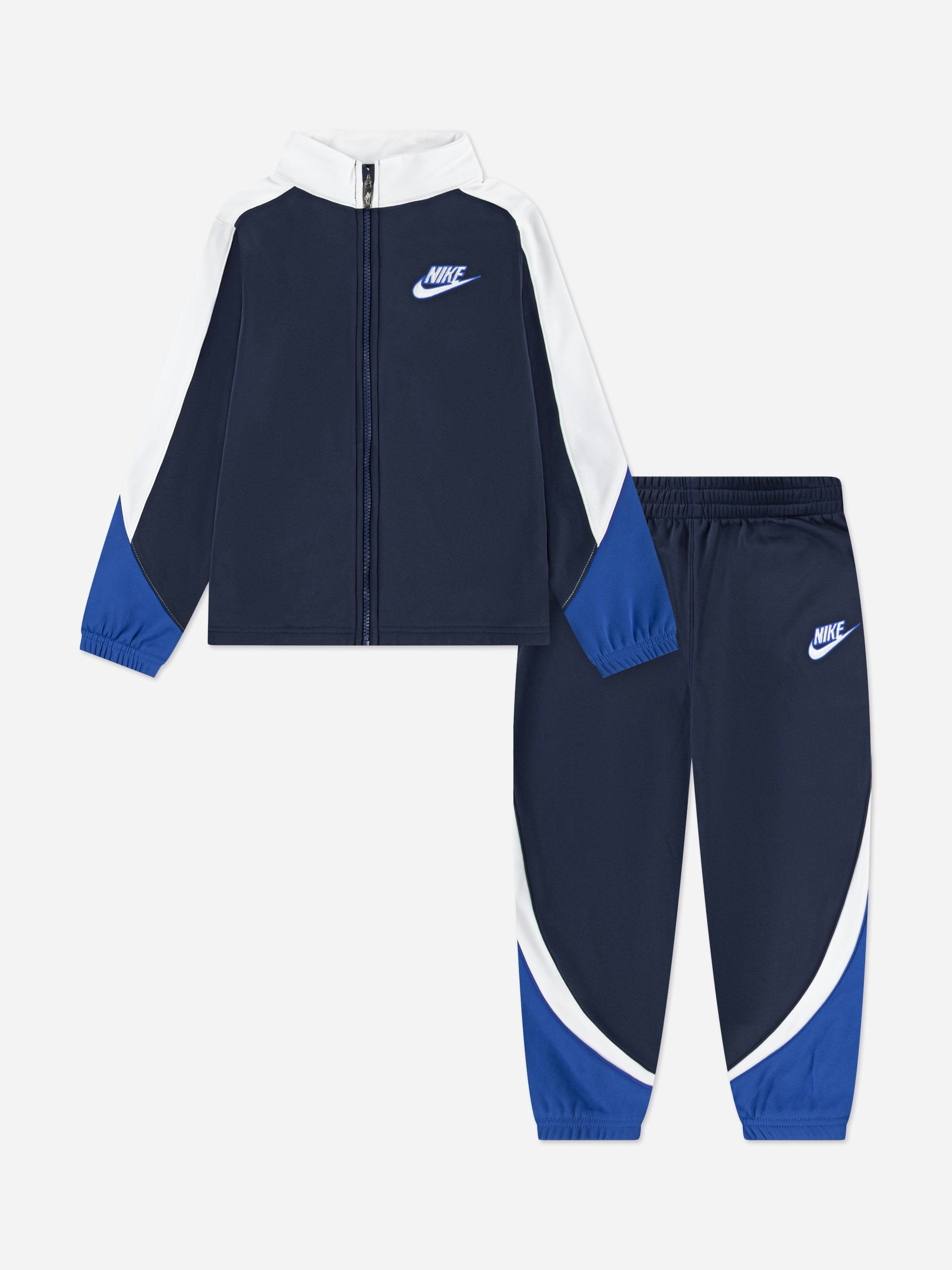 Nike Kids Propus Colourblock Tracksuit In Navy - Navy - 18 Months