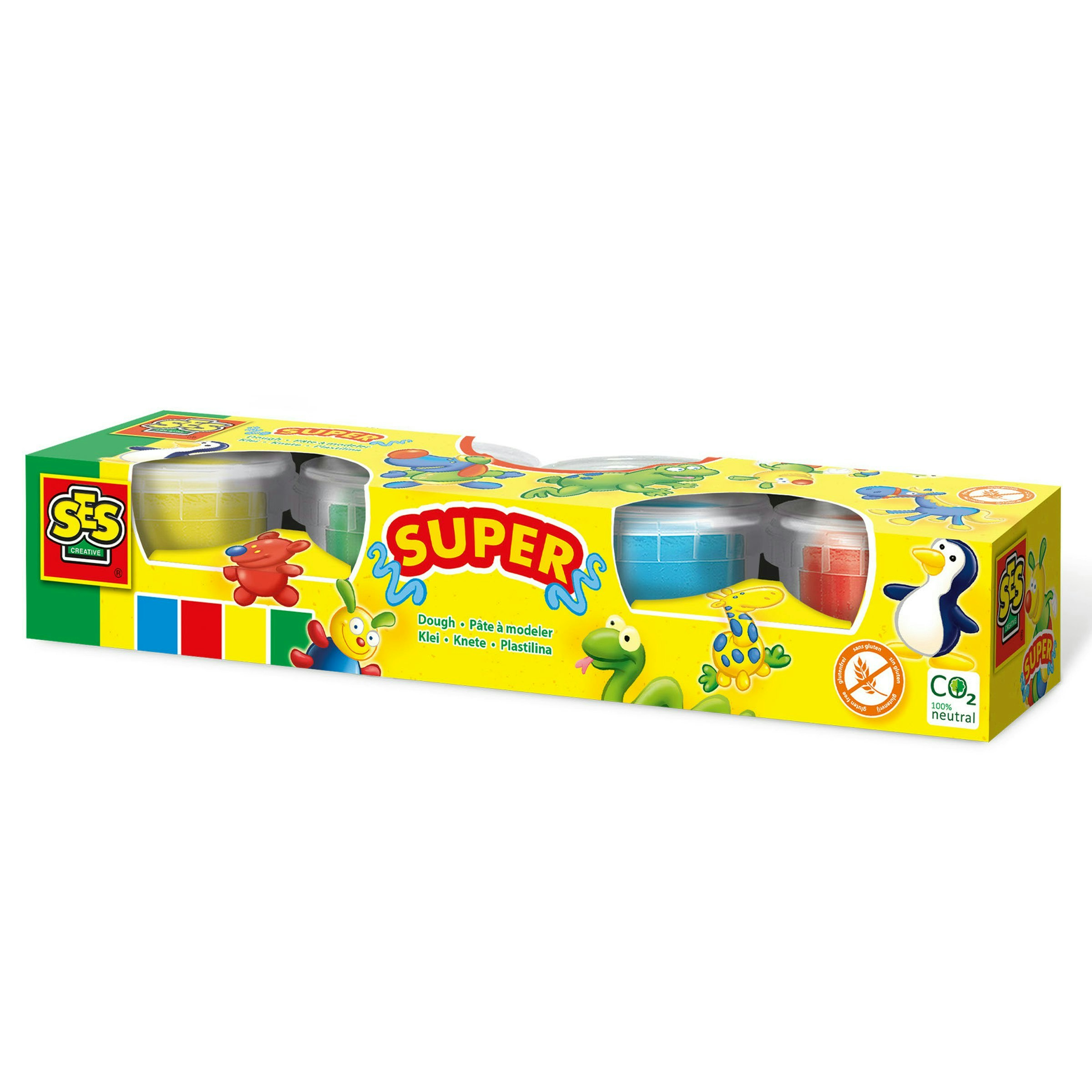 Ses Creative Dough 4X90gr