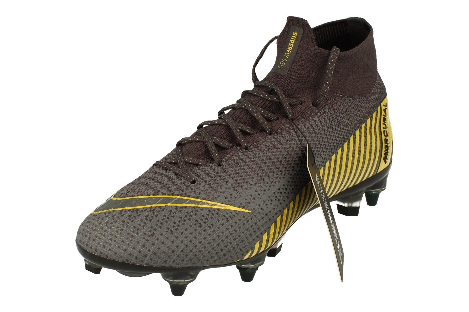 Nike Men's Grey/Black Superfly 6 Elite Sg-Pro Ac Football Boots Ah7366 070 - Uk 6.5 | Us 7.5 | Eu 40.5